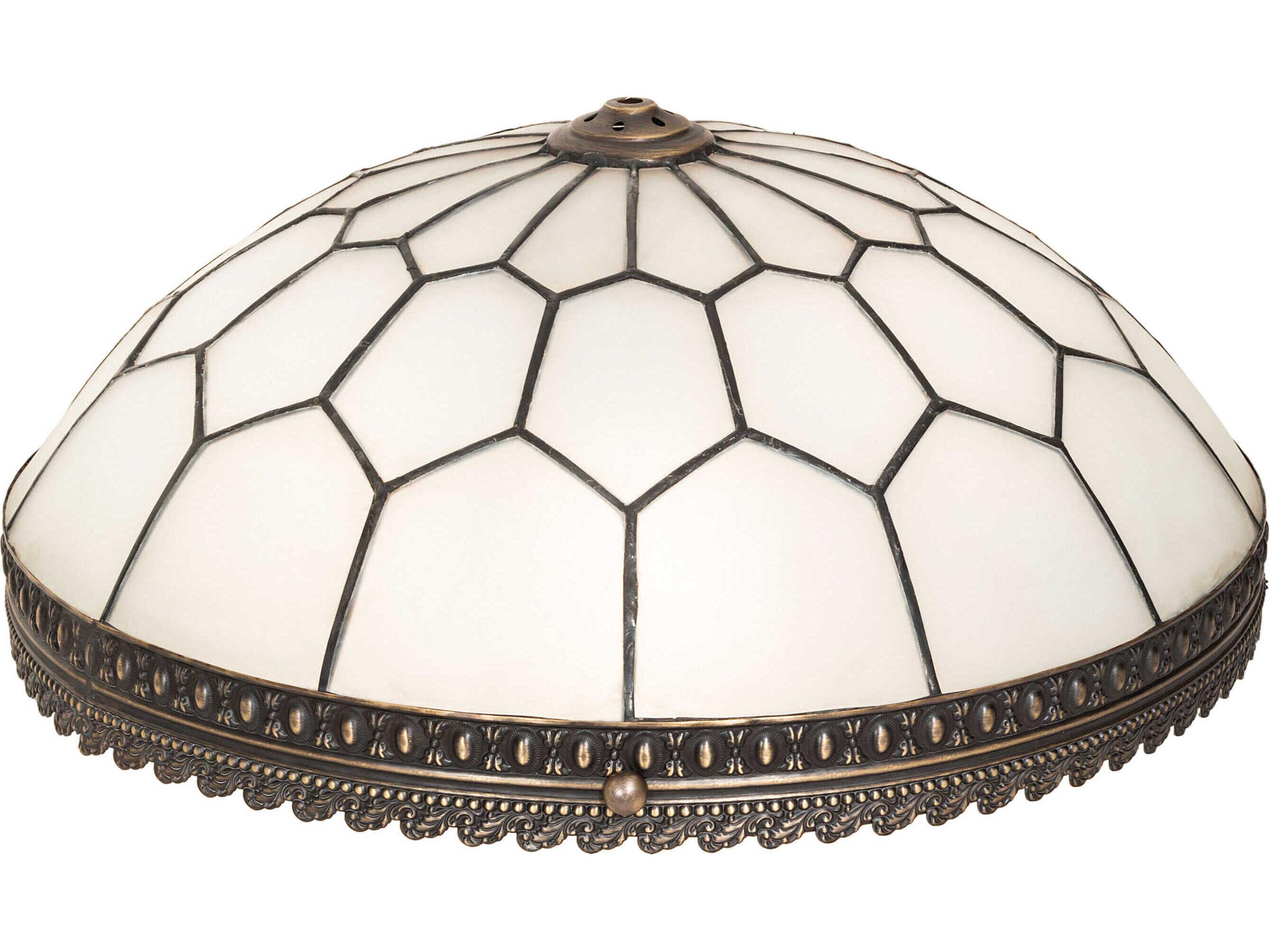 Meyda Vincent Honeycomb Antique Brass Shade