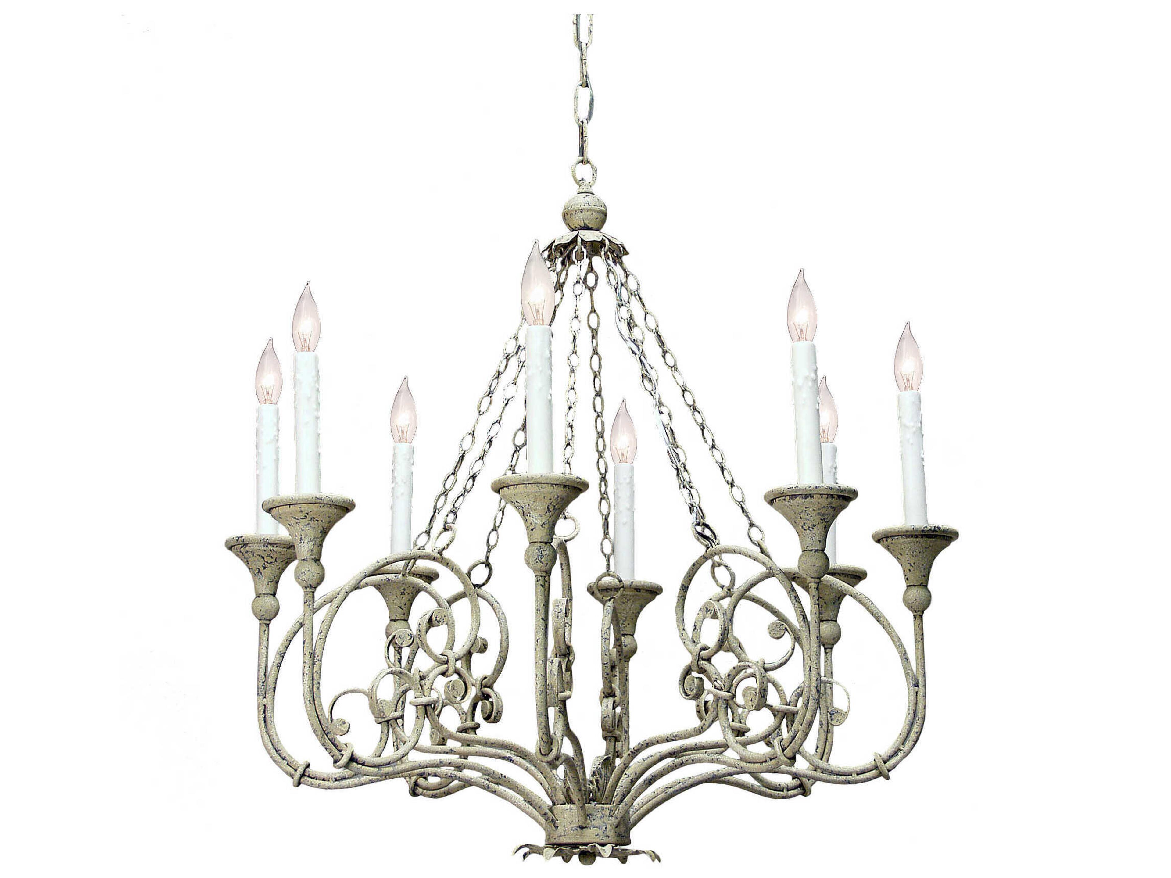Meyda Rachelle 8-Light Off White Chandelier