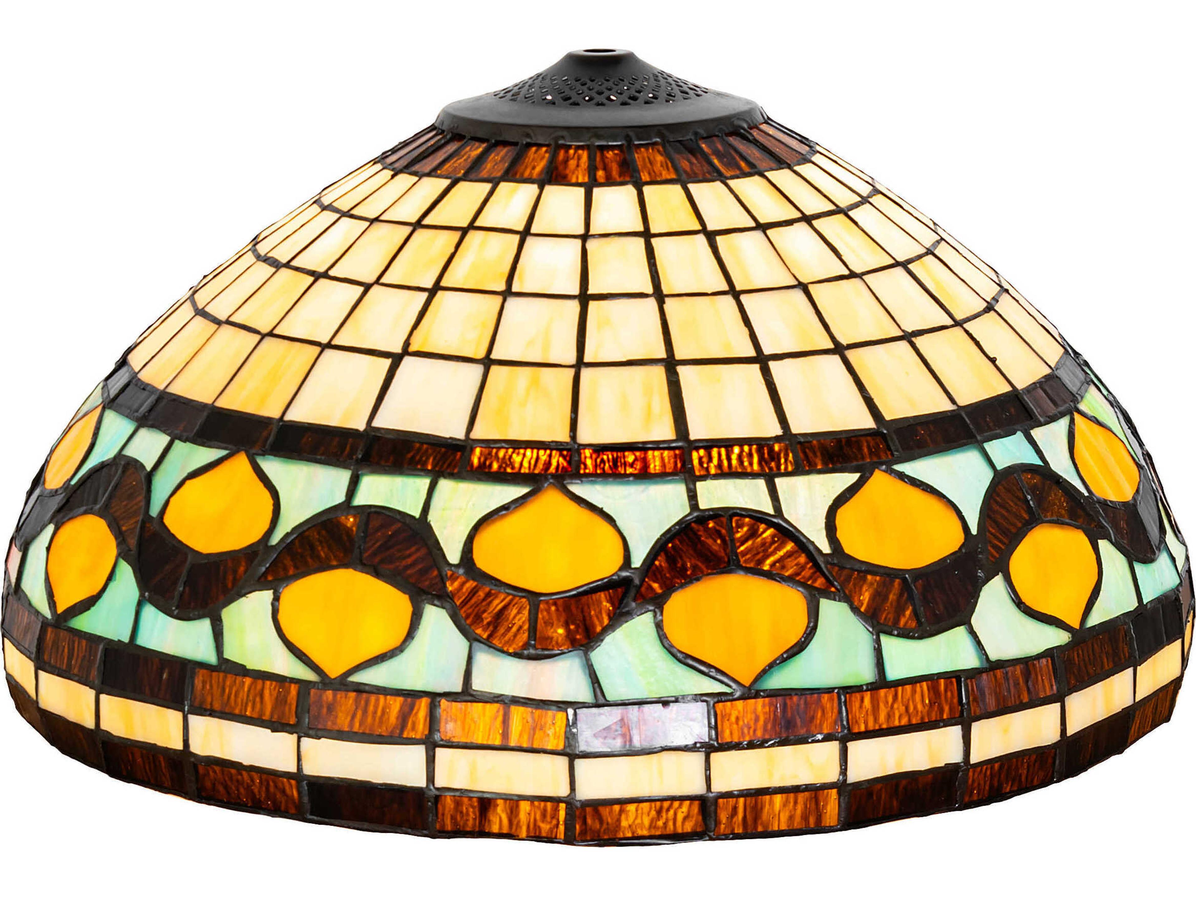 Meyda Tiffany Acorn Stained Glass Shade