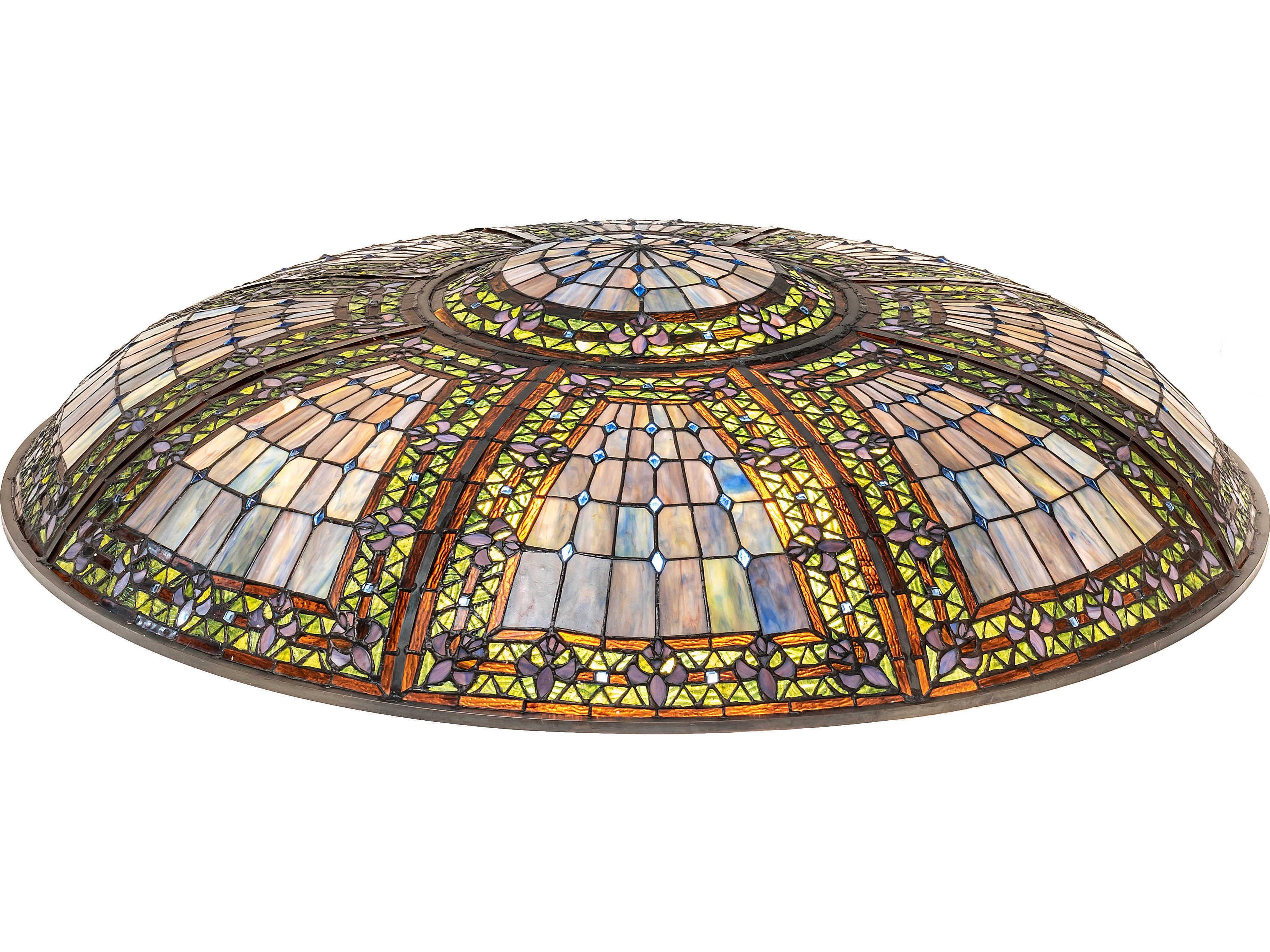 Meyda Fleur-De-Lis 40" Sunflower Glass Shade