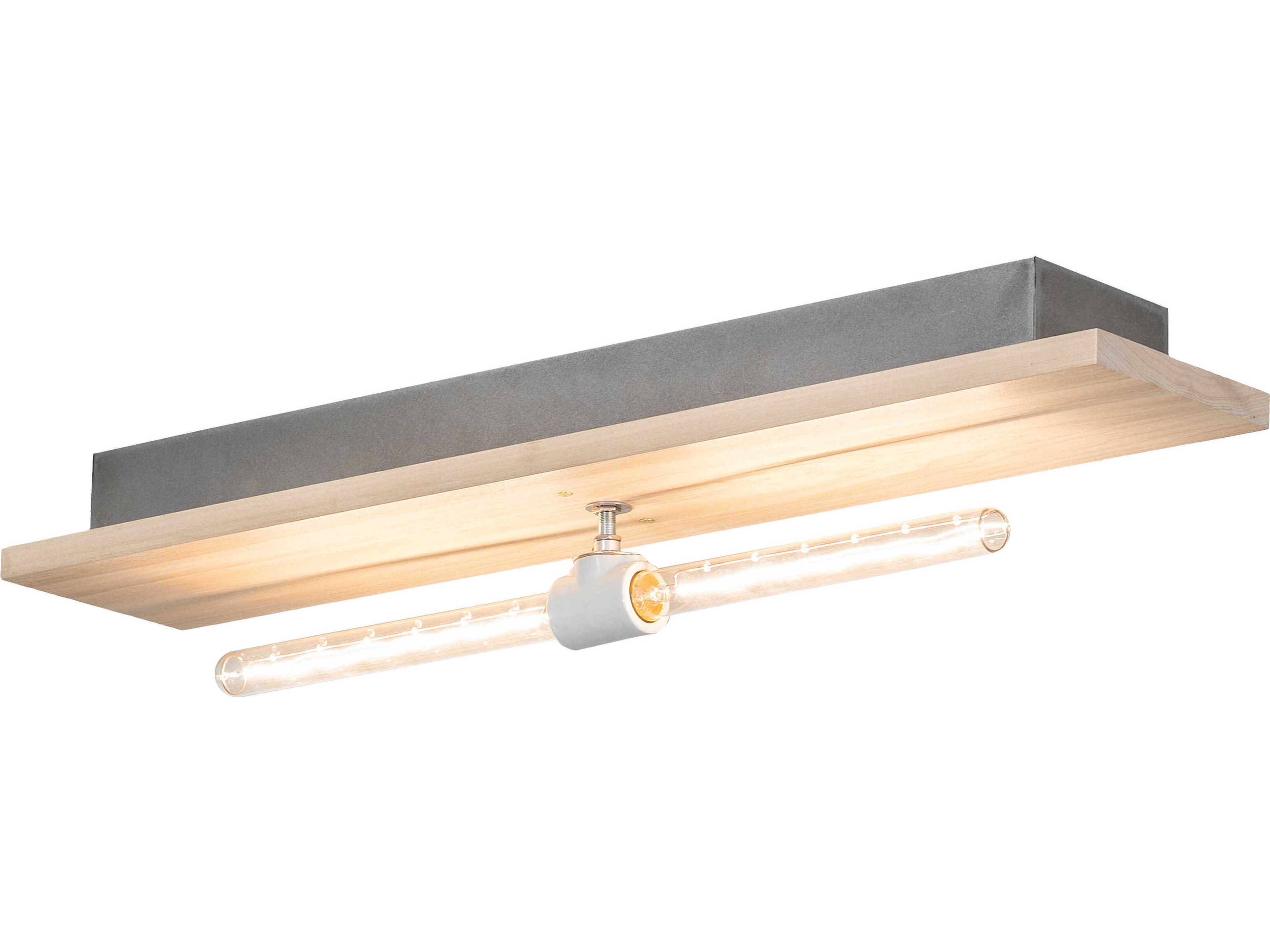Meyda Alva 2-Light Satin Clear Silver LED Flush Mount