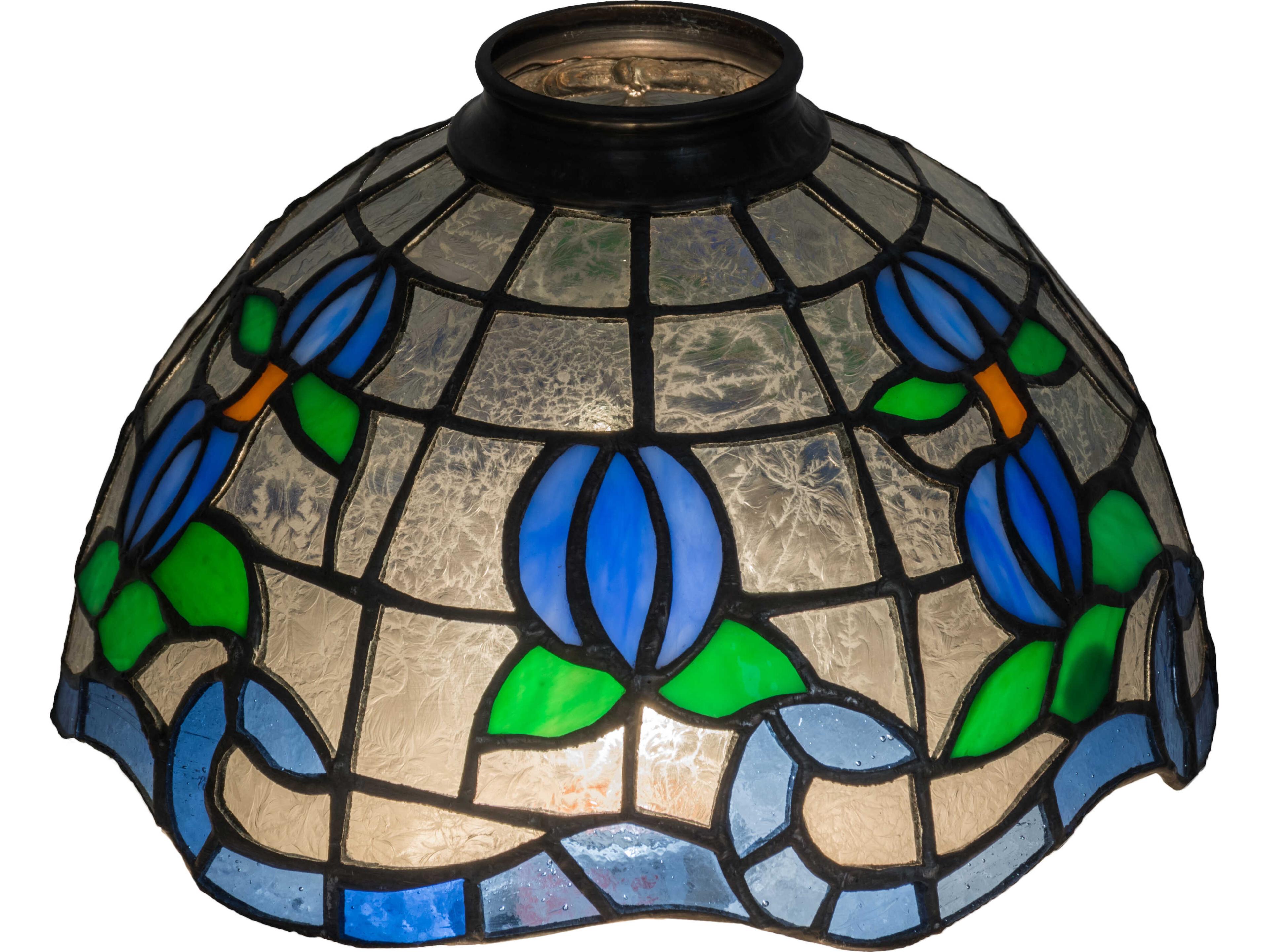 Meyda Roseborder Stained Glass