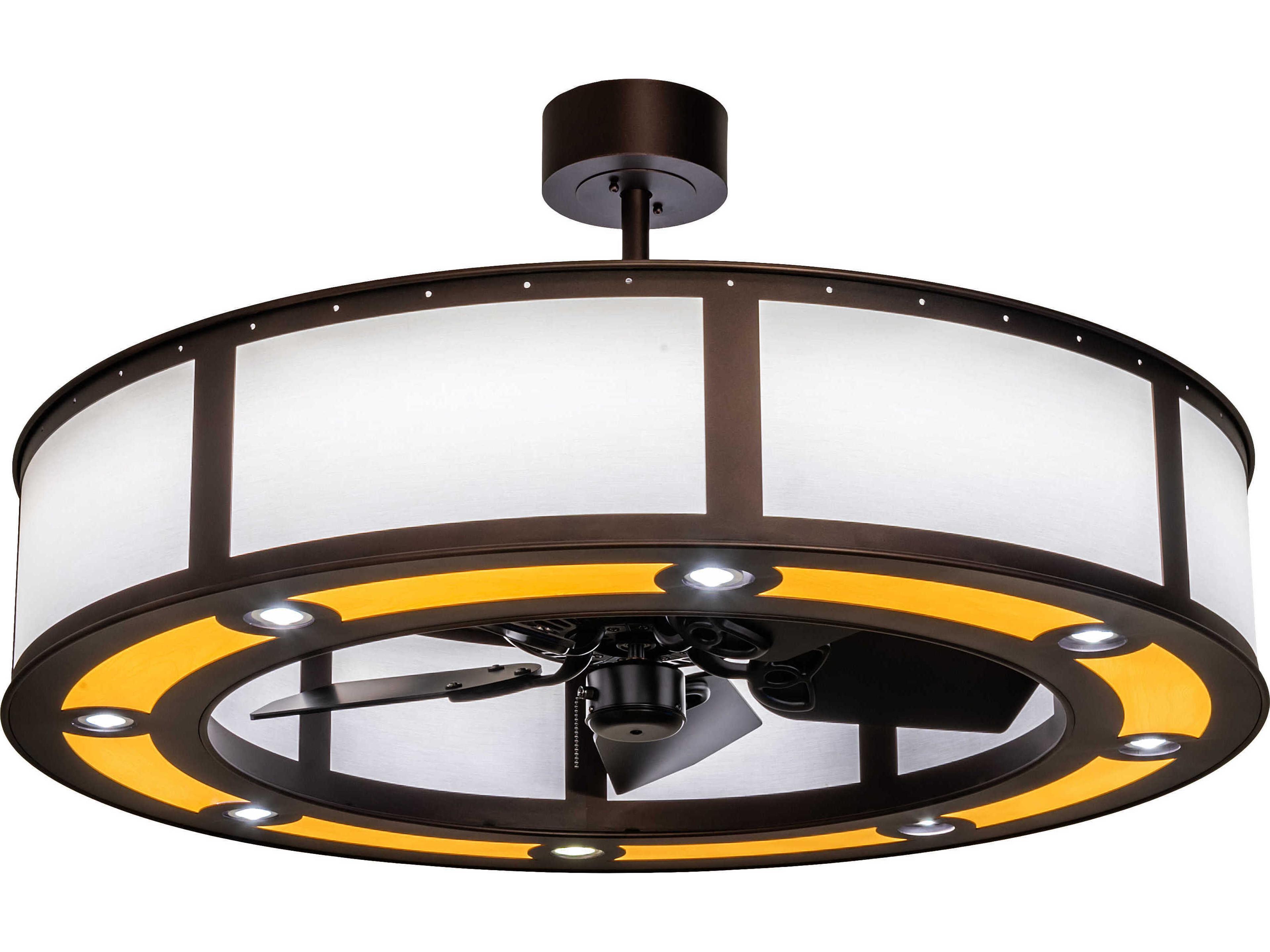 Meyda Smythe Craftsman 45" Ceiling Fan