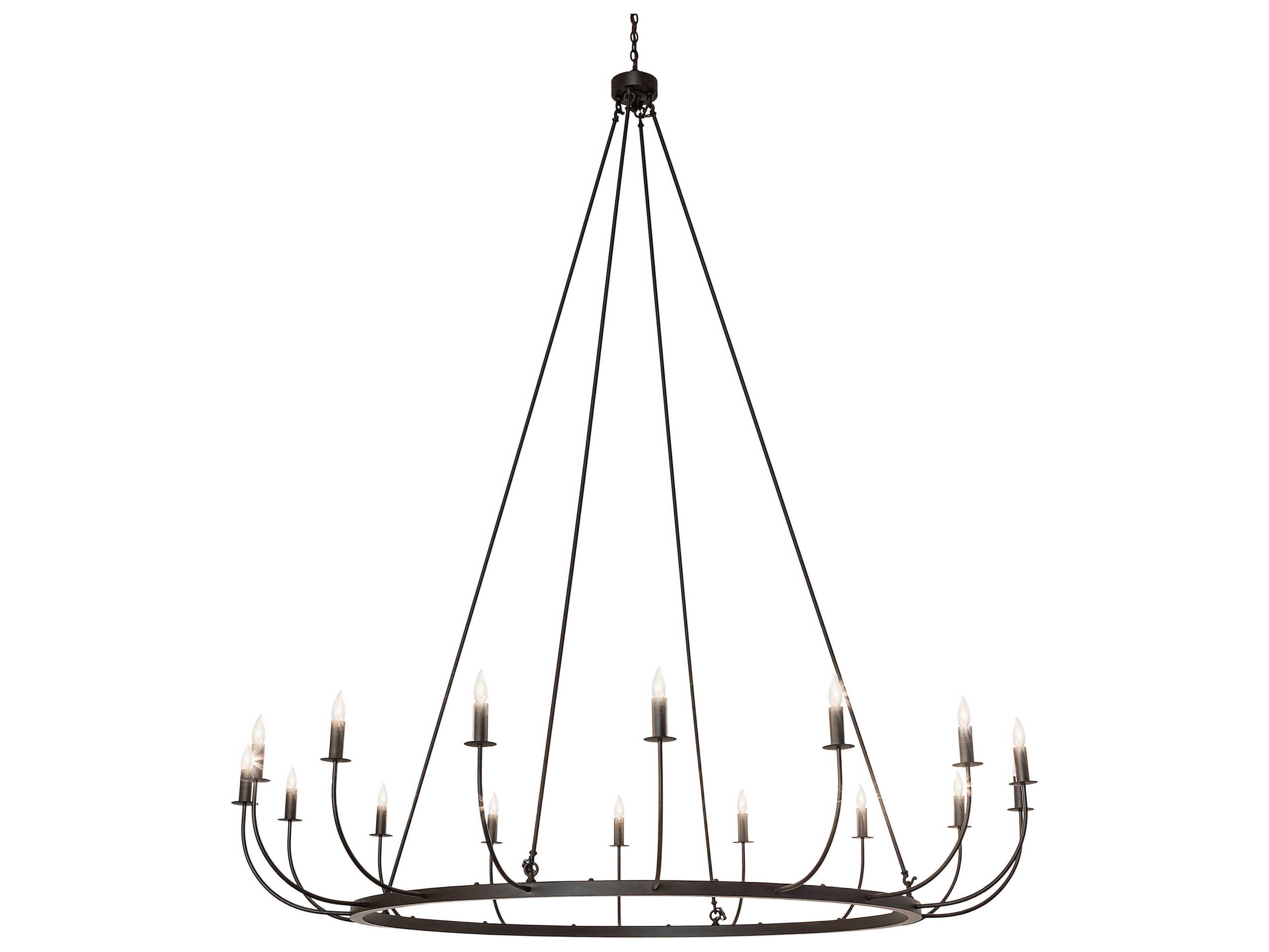 Meyda 16-Light6-Light Steel Chandelier