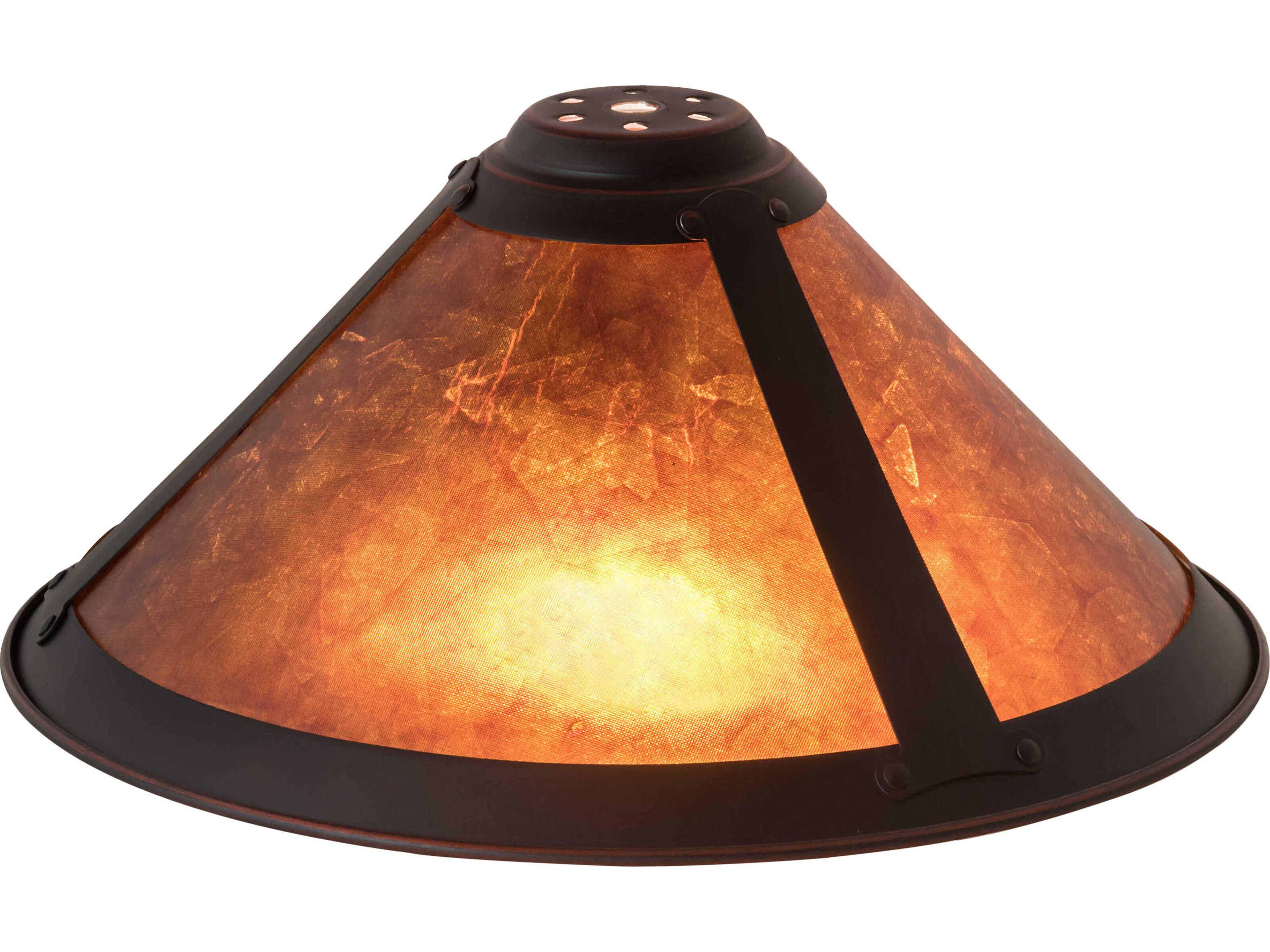 Meyda Amber Mica 12" Shade