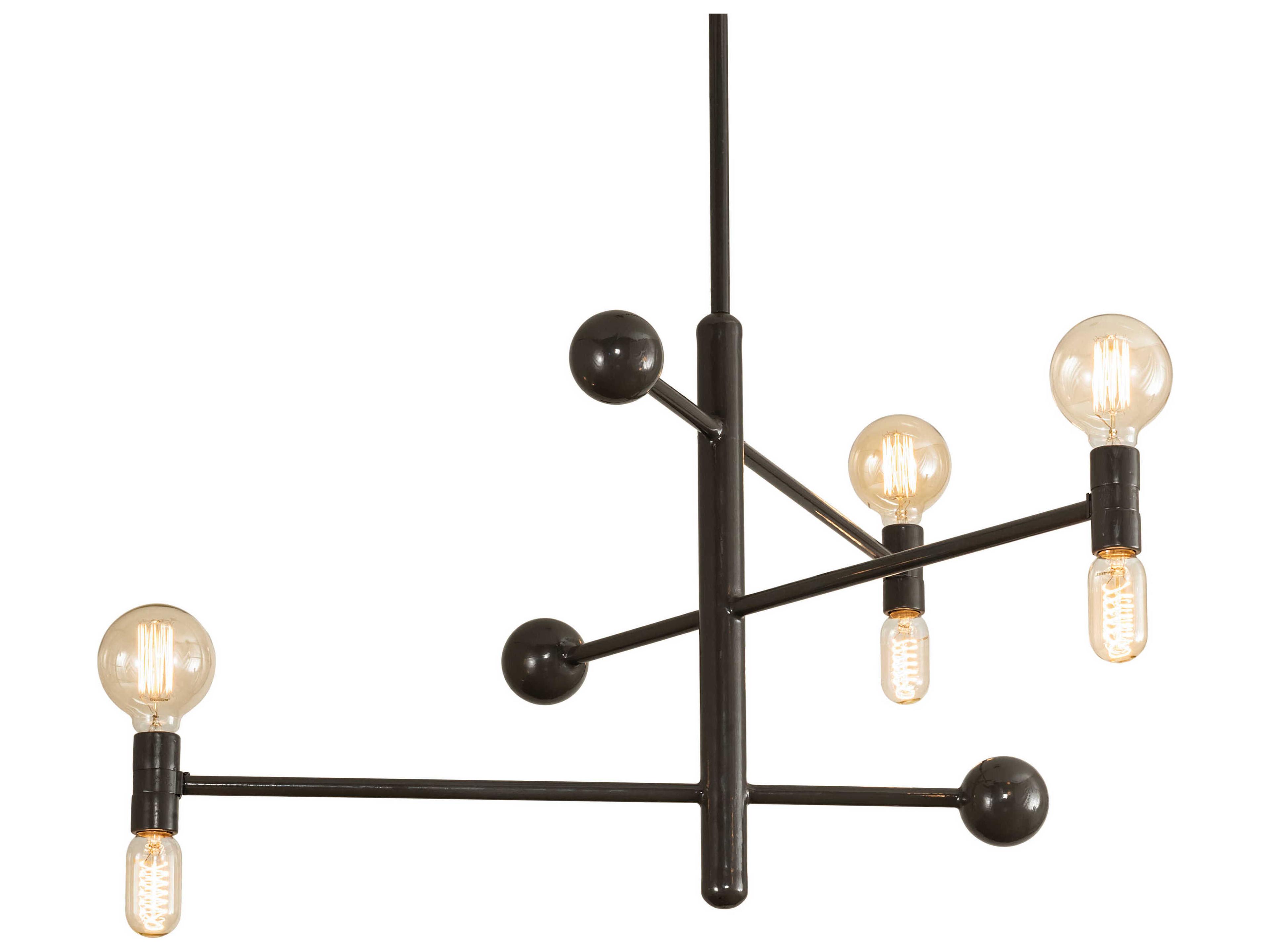 Meyda Alva 3 3-Light Black LED Chandelier