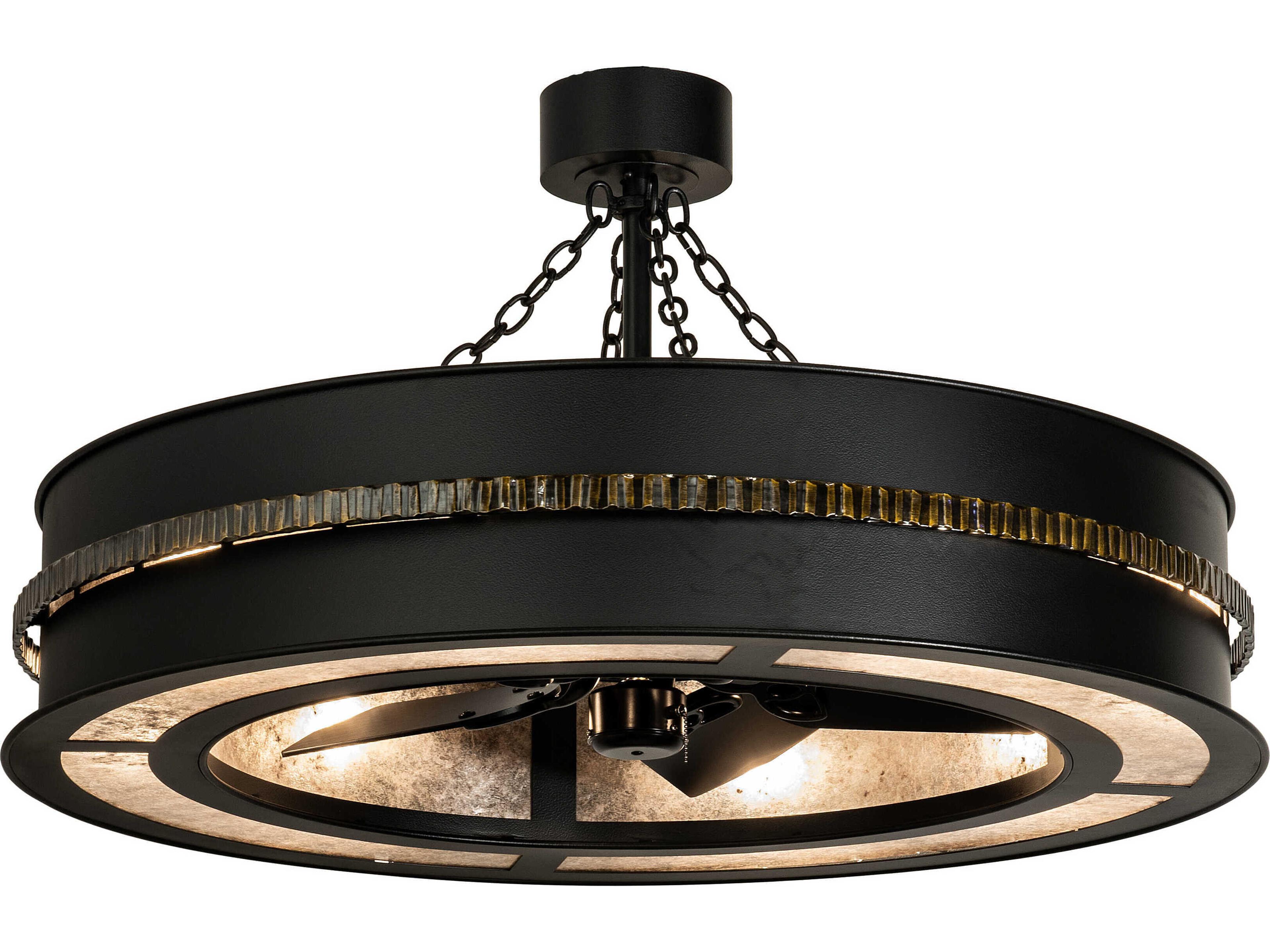 Meyda Golden Forge 45" Ceiling Fan