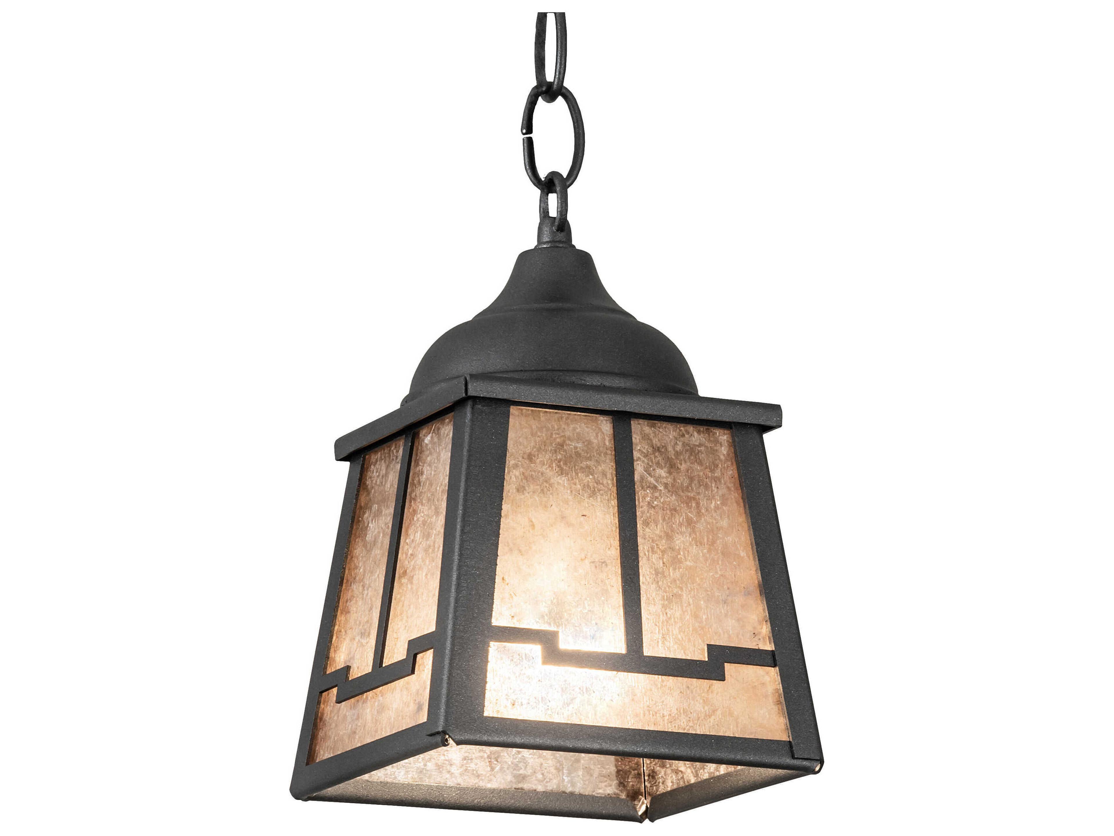 Meyda Valley View 1-Light Steel Glass Mini Pendant