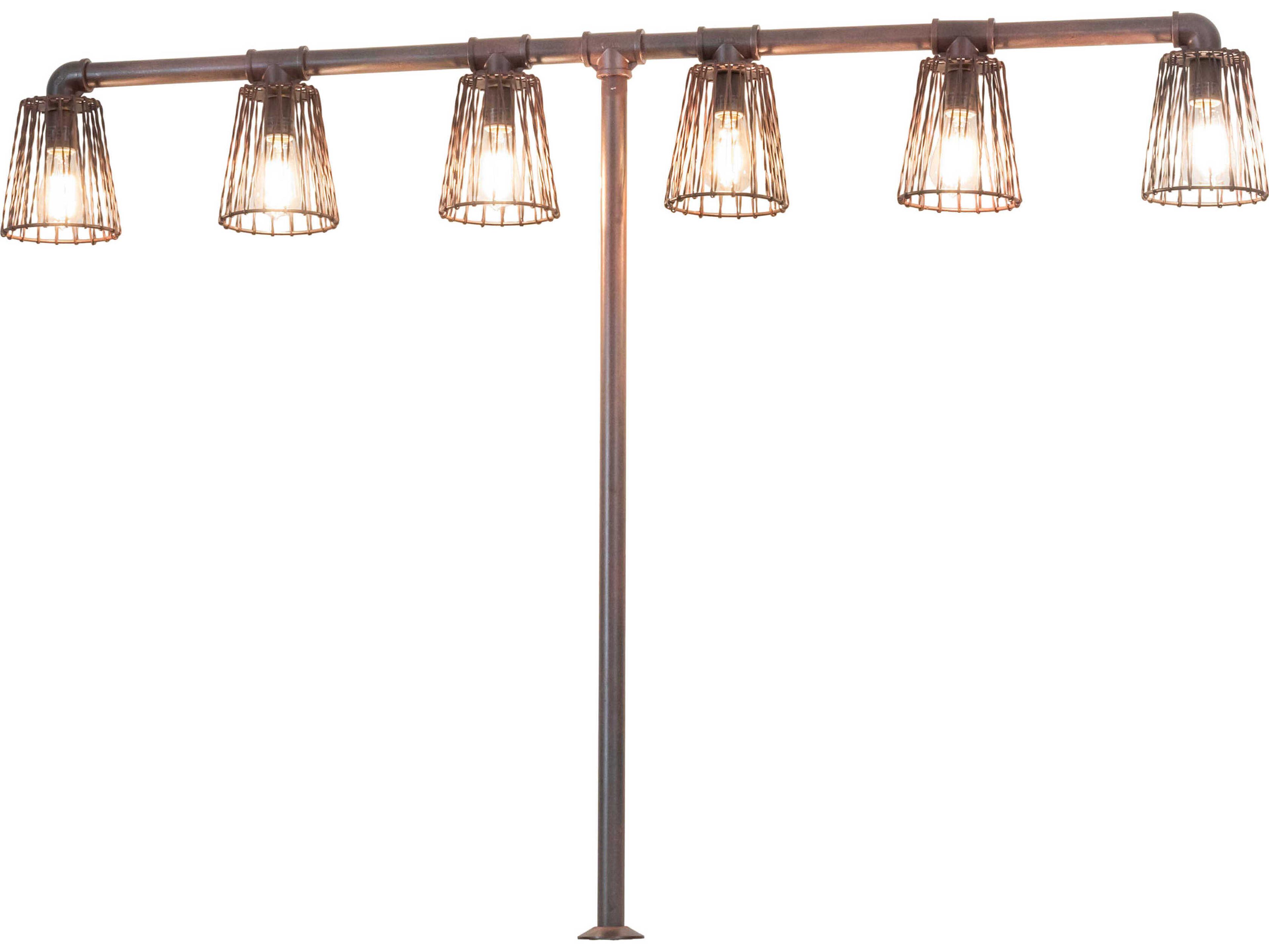 Meyda Pipedream Rust Steel Floor Lamp