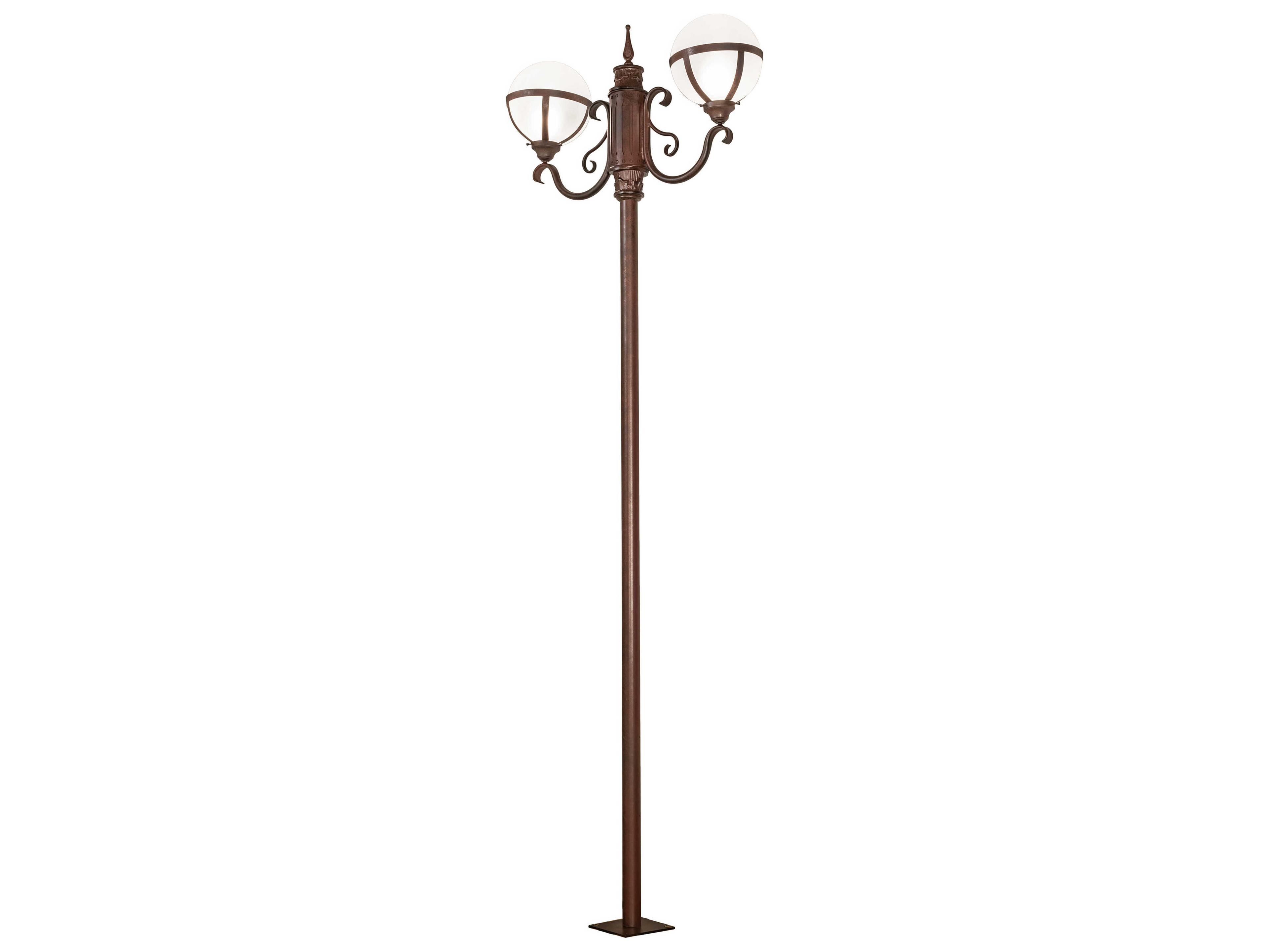 Meyda Bola 2 - Light Outdoor Post Light