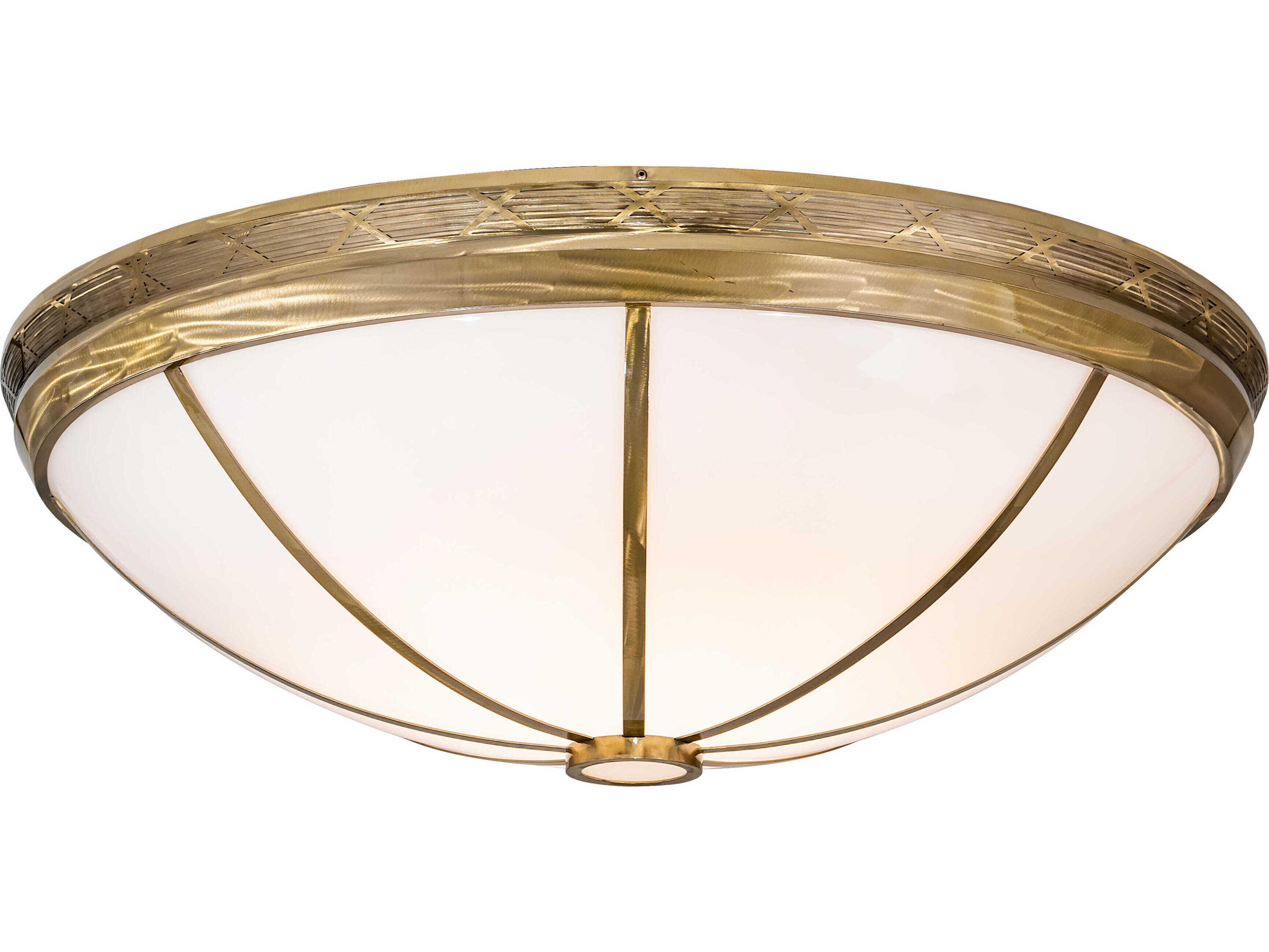 Meyda Kahe 12-Light Gold Bowl Flush Mount