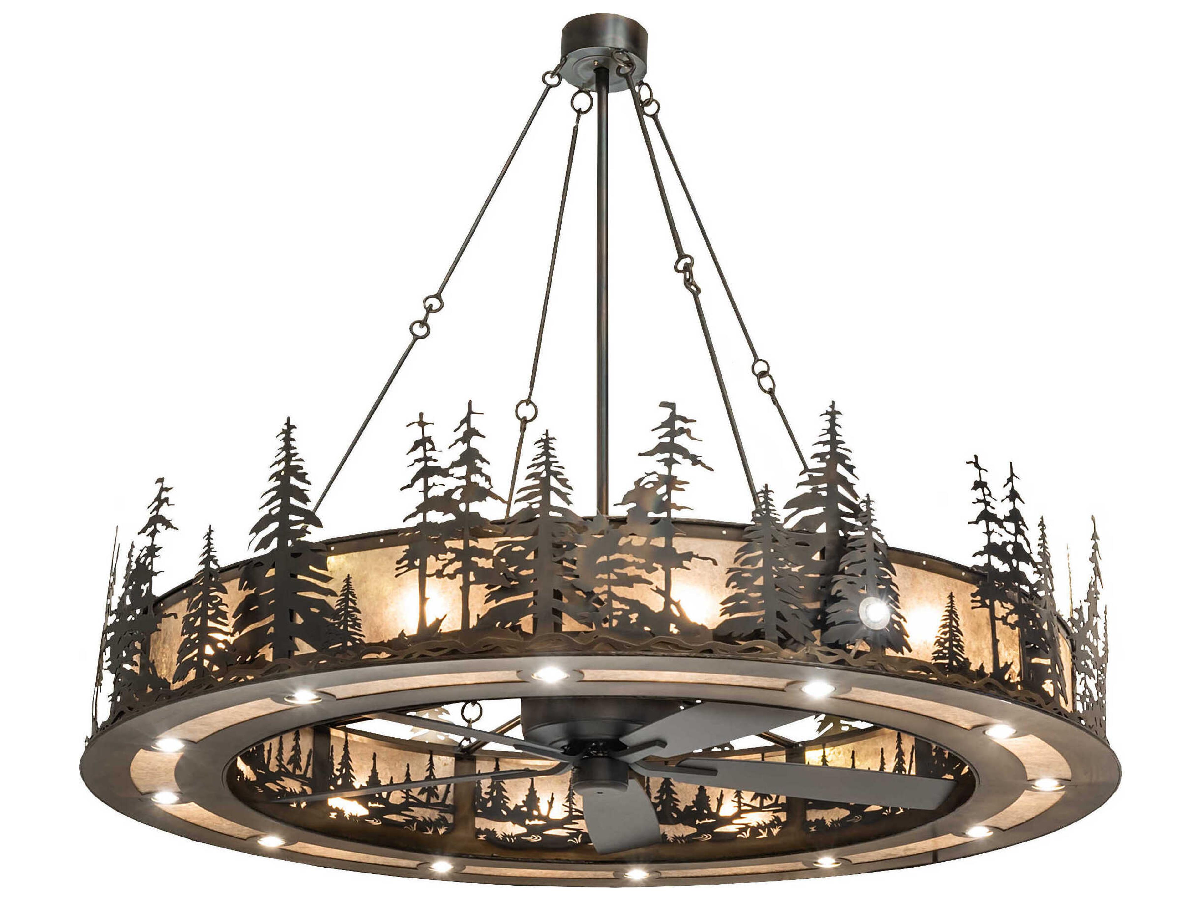 Meyda Tall Pines 72" Ceiling Fan