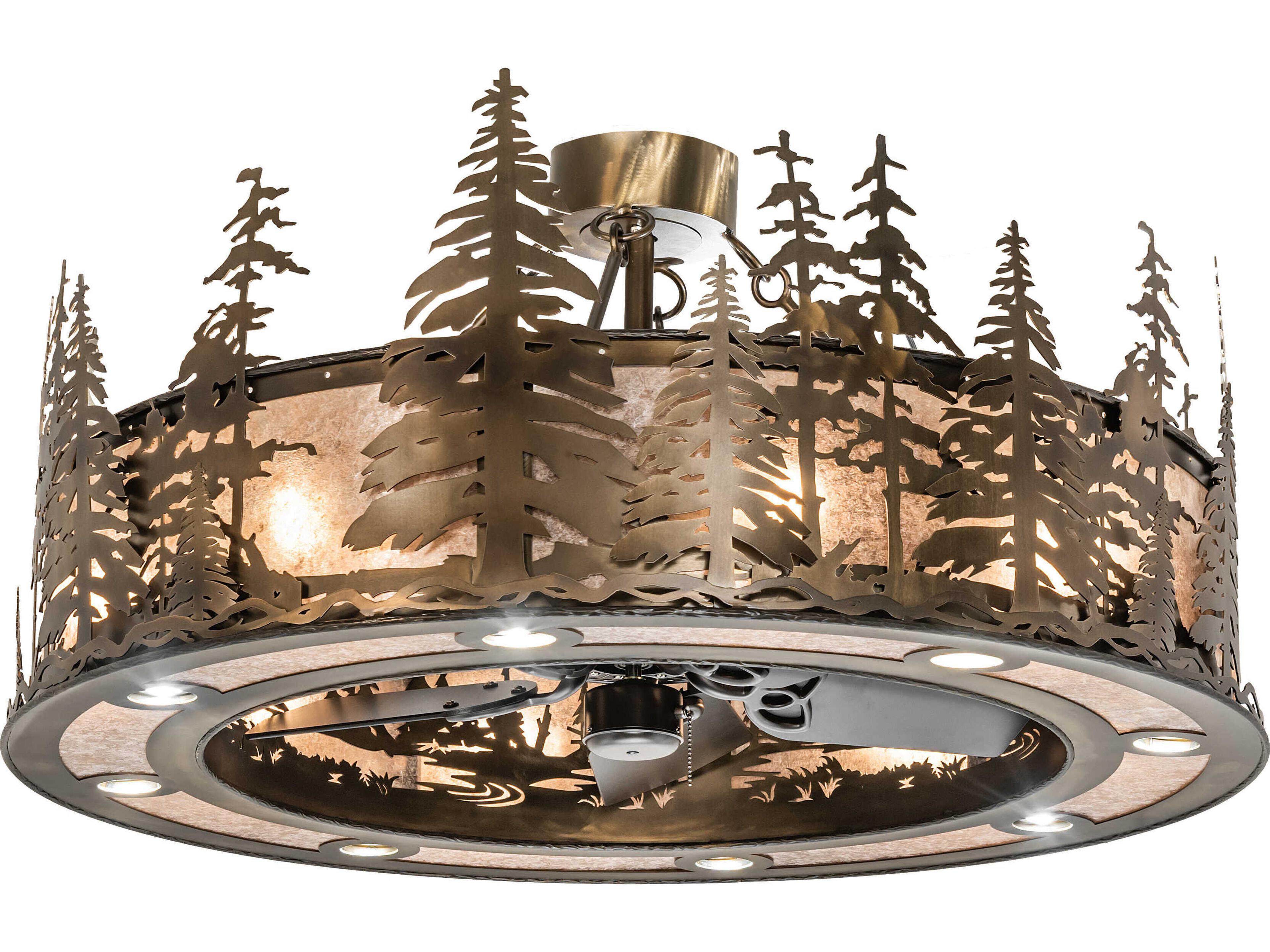 Meyda Tall Pines 45" Ceiling Fan