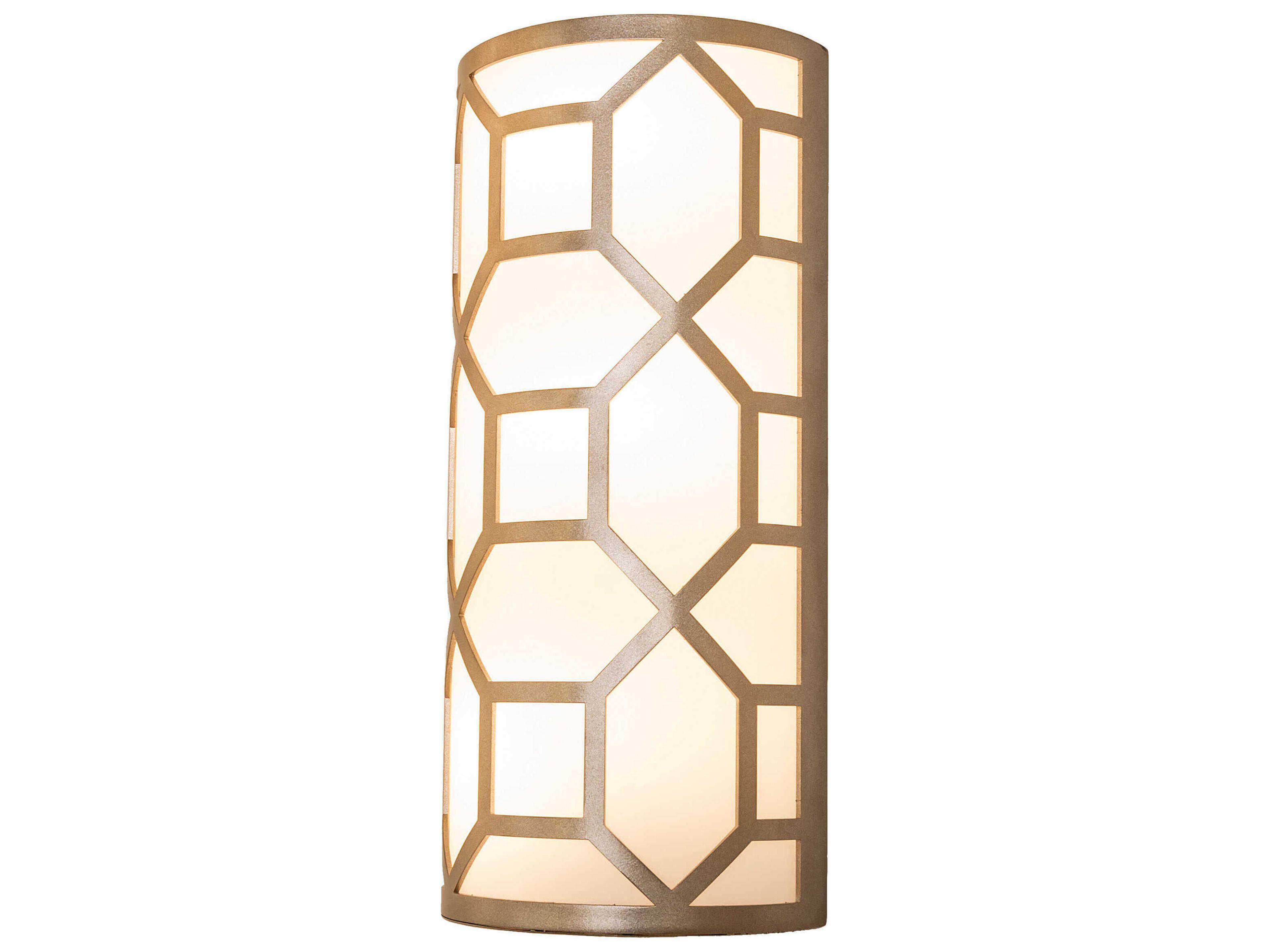 Meyda Cilindro 3-Light Gold Wall Sconce
