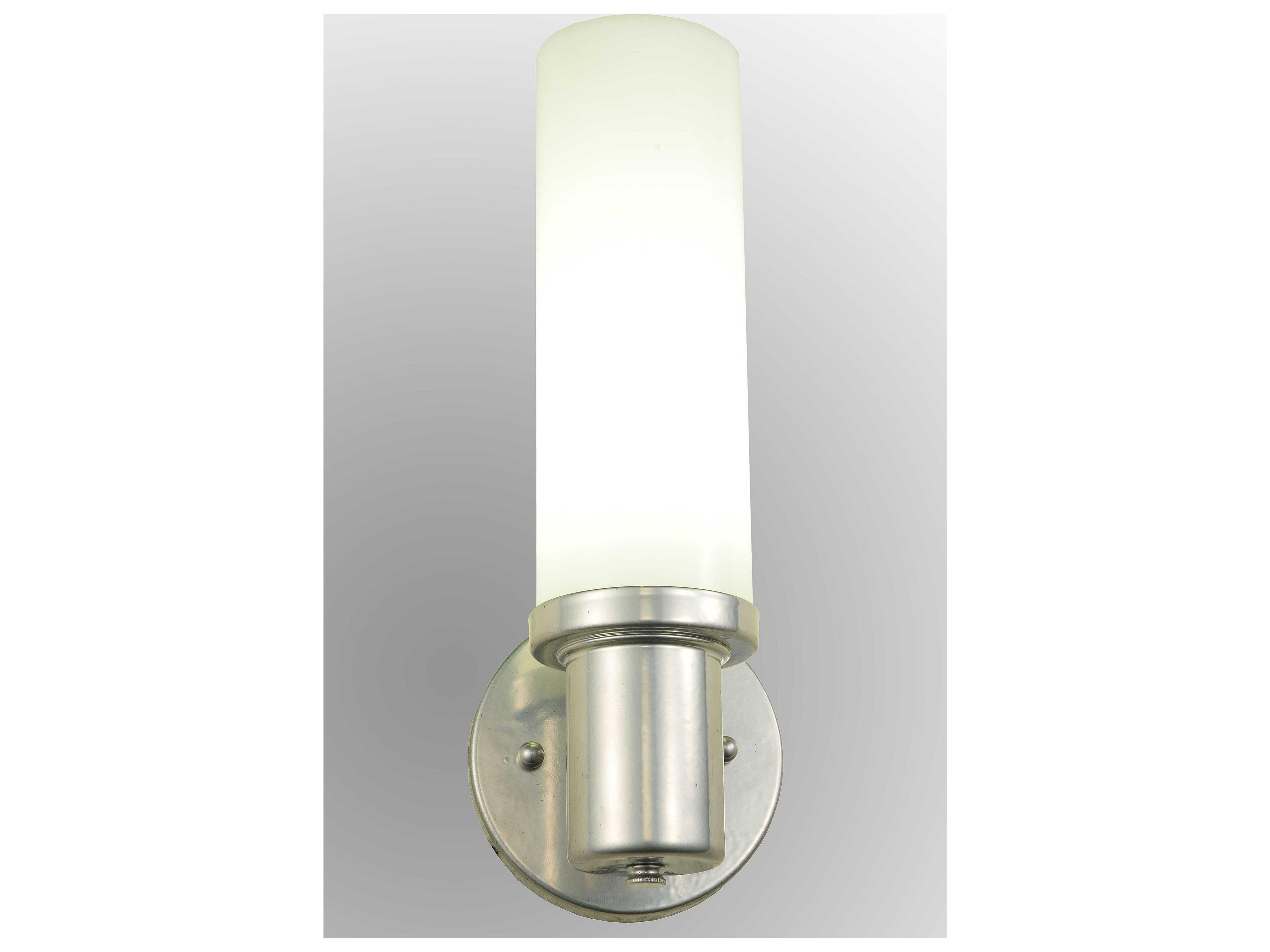 Meyda Cilindro 1-Light Silver Wall Sconce
