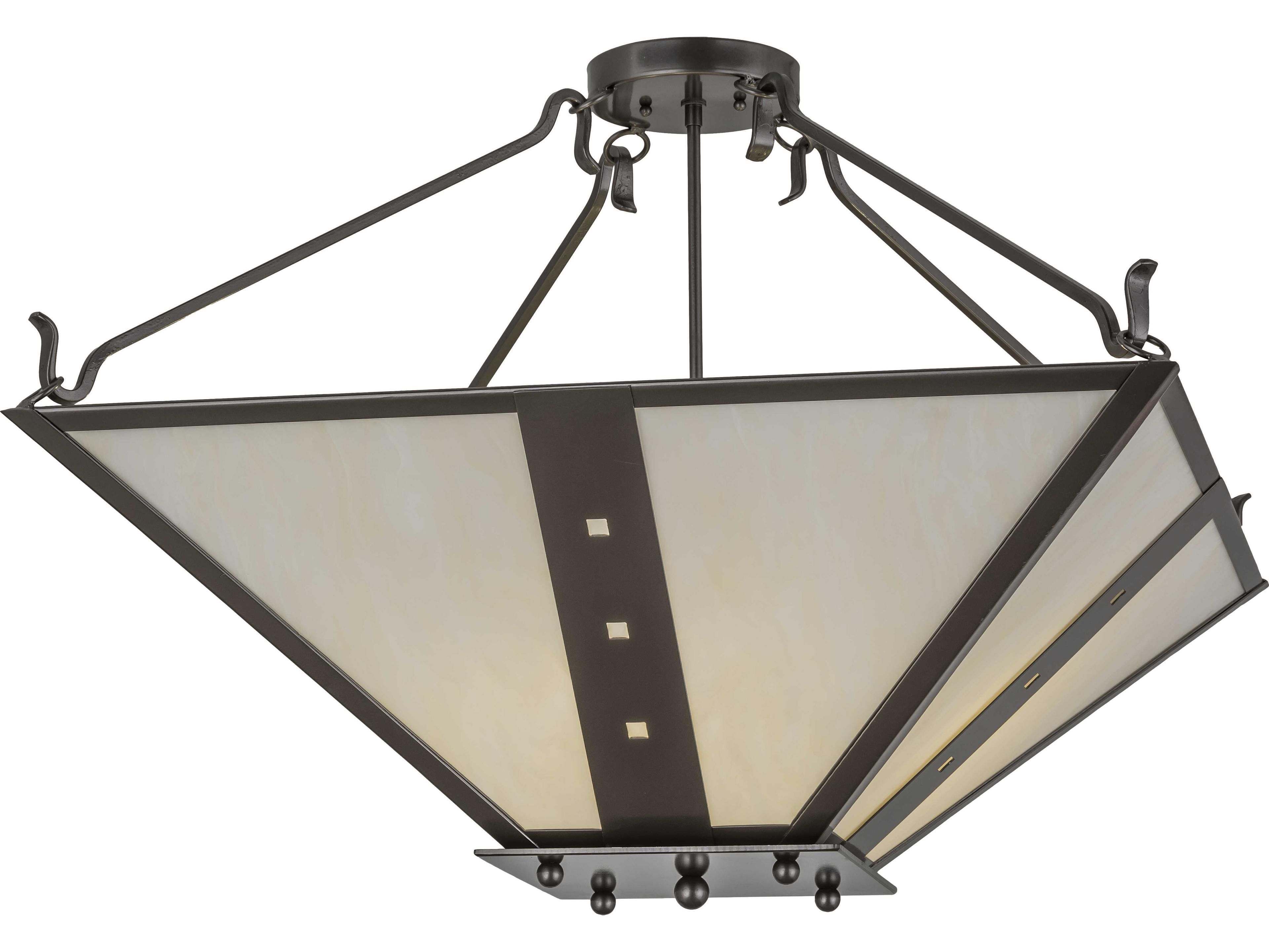 Meyda Zandra 4-Light Bronze Empire Pendant