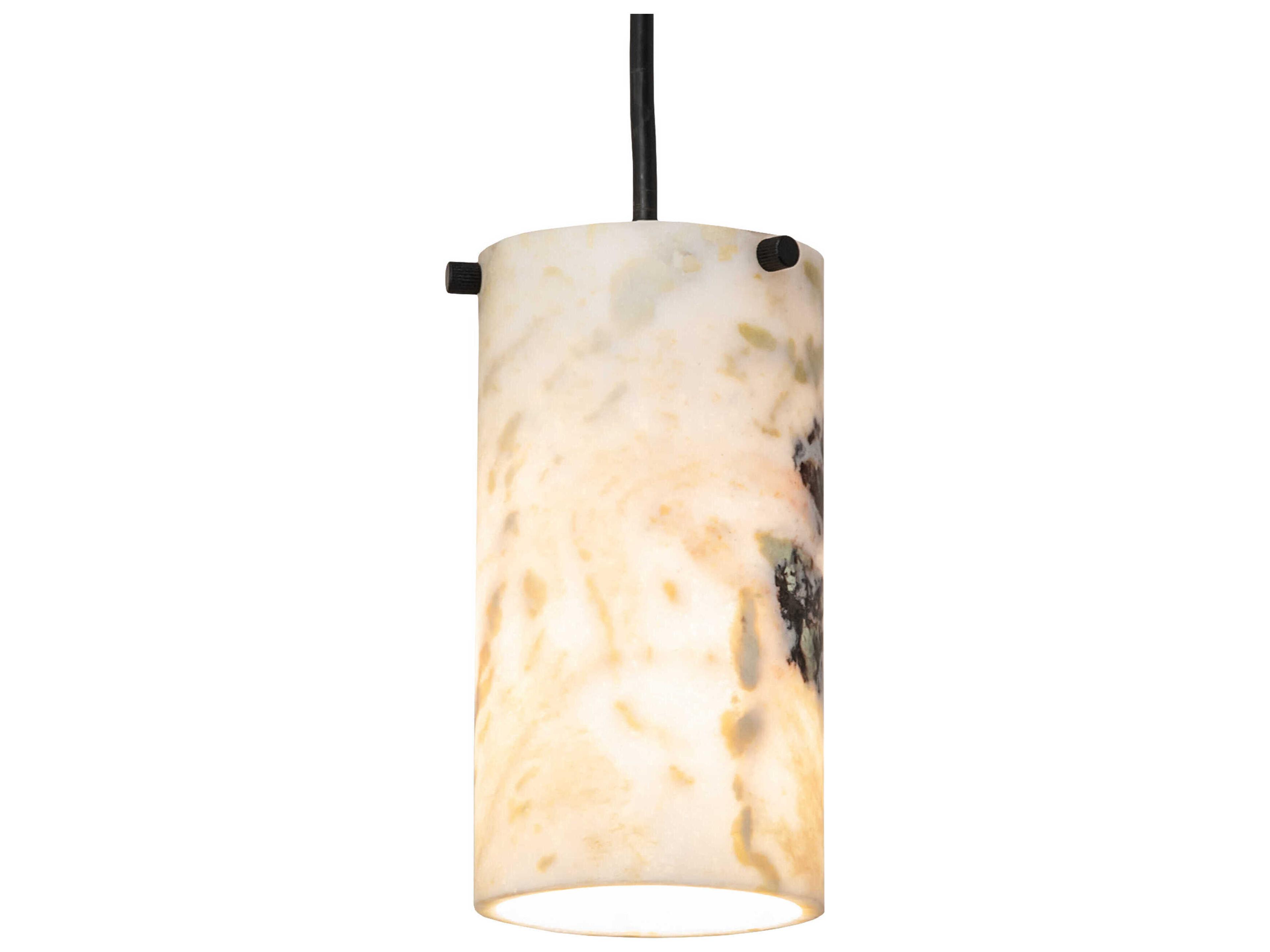 Meyda Cilindro 1-Light Steel Cylinder Mini Pendant