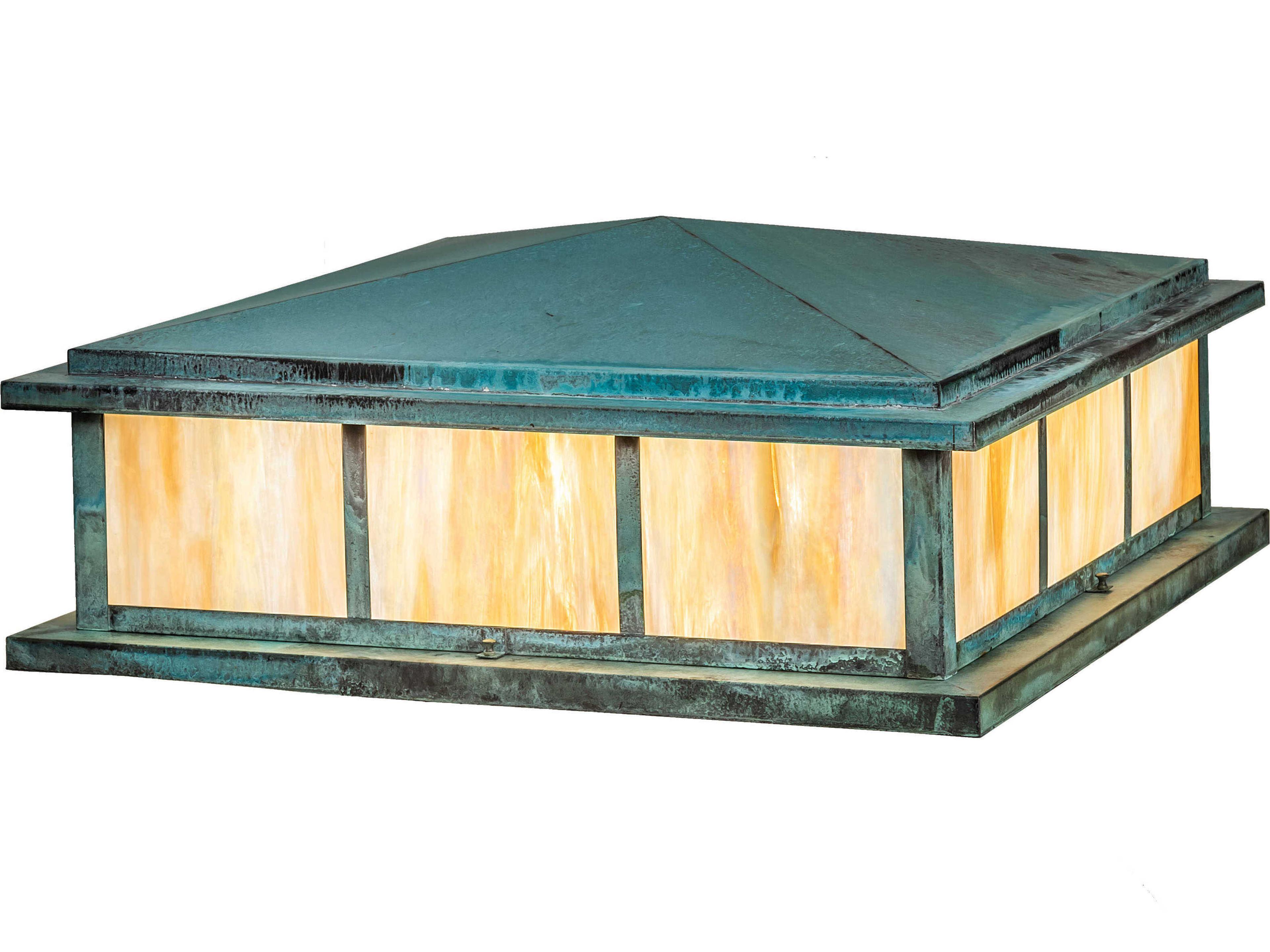 Meyda Seneca Double Bar Mission 4 - Light Outdoor Post Light