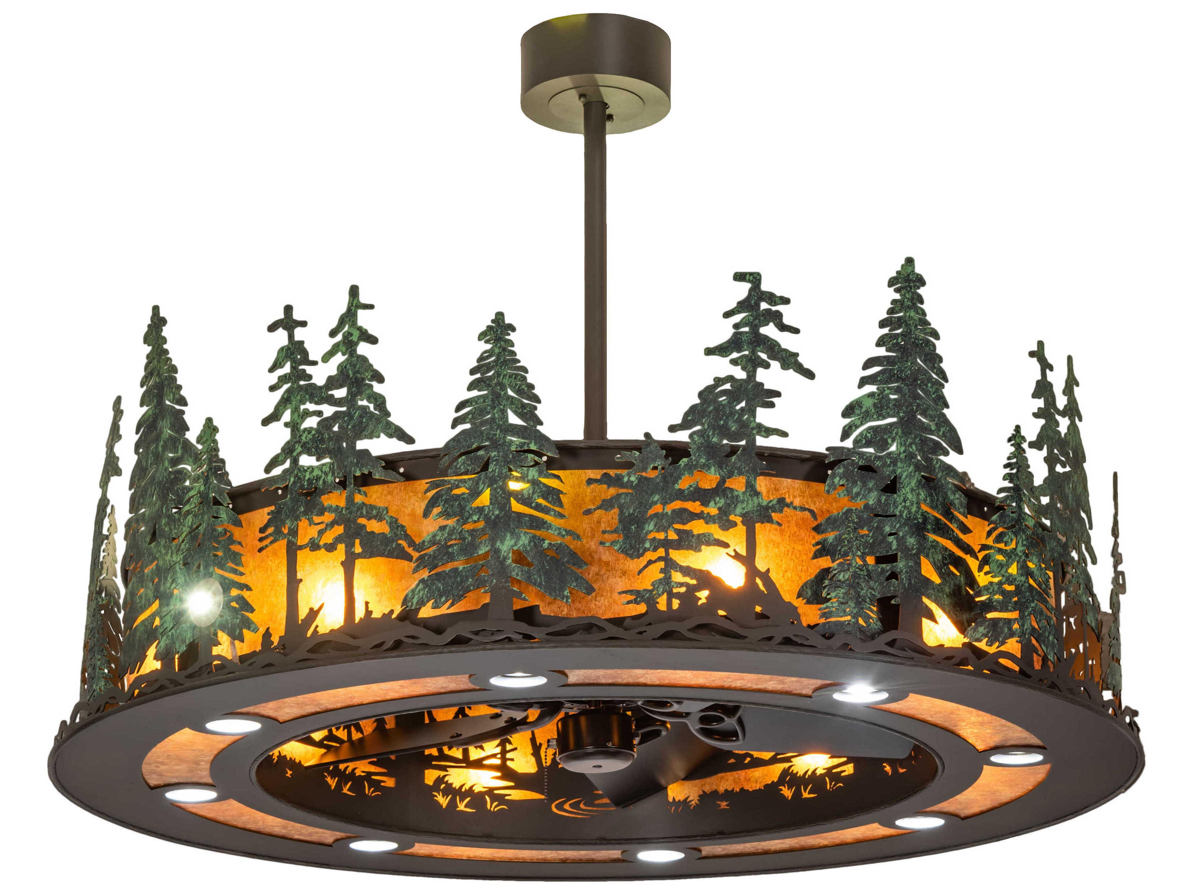 Meyda Tall Pines 48" Ceiling Fan