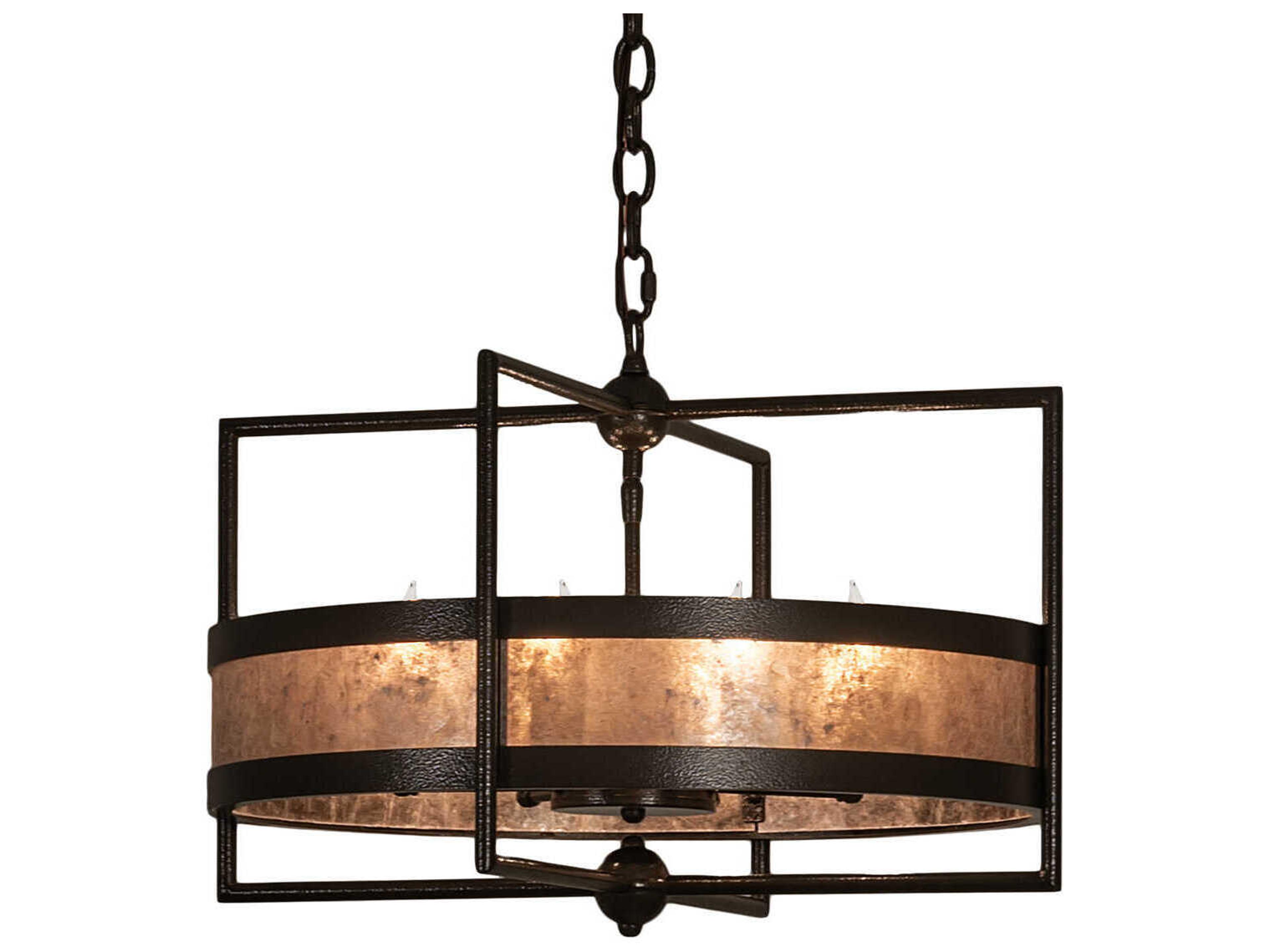 Meyda Aldari 8-Light Bronze Round Pendant