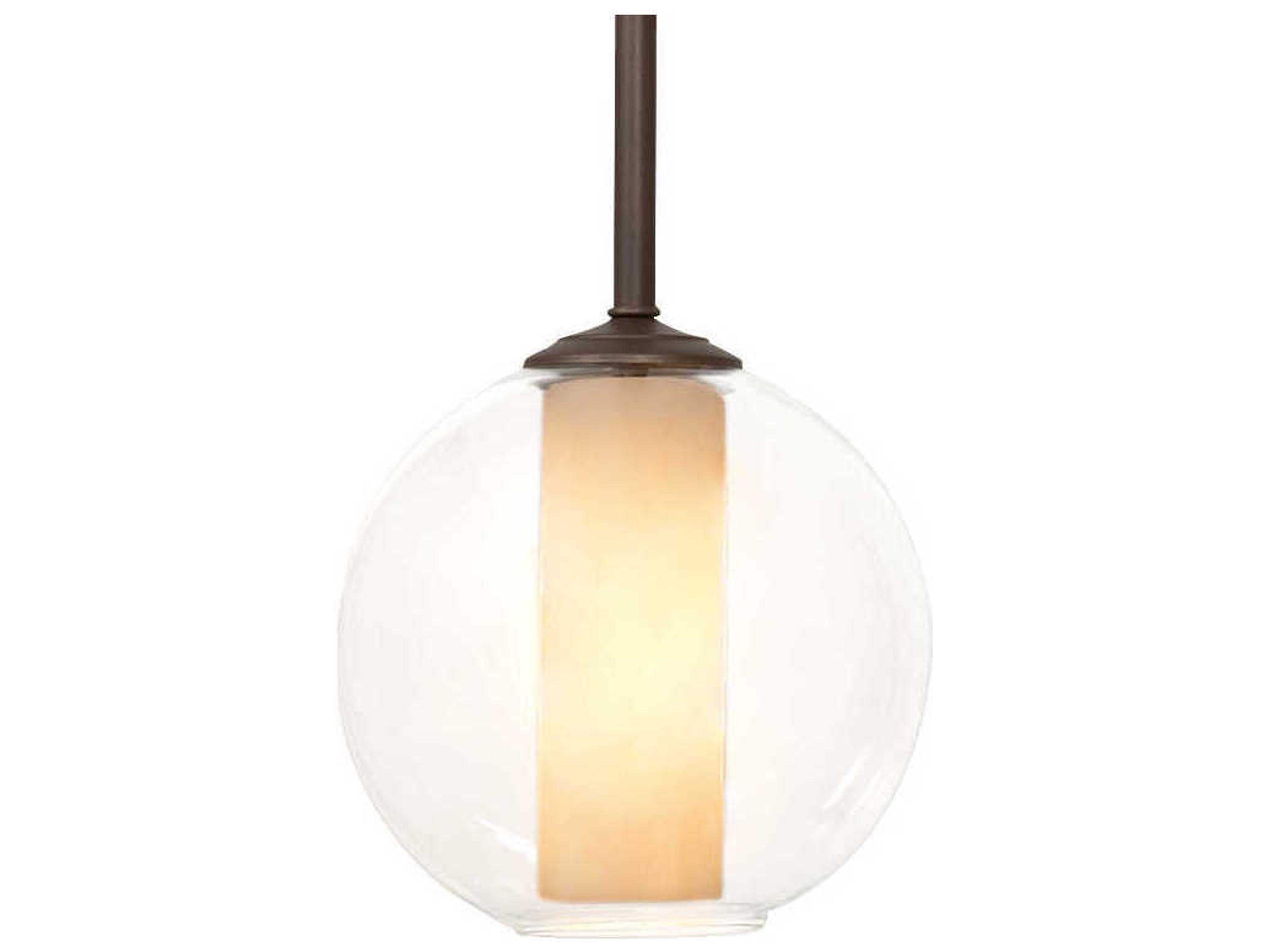 Meyda Bola 1-Light Bronze Glass Globe Pendant
