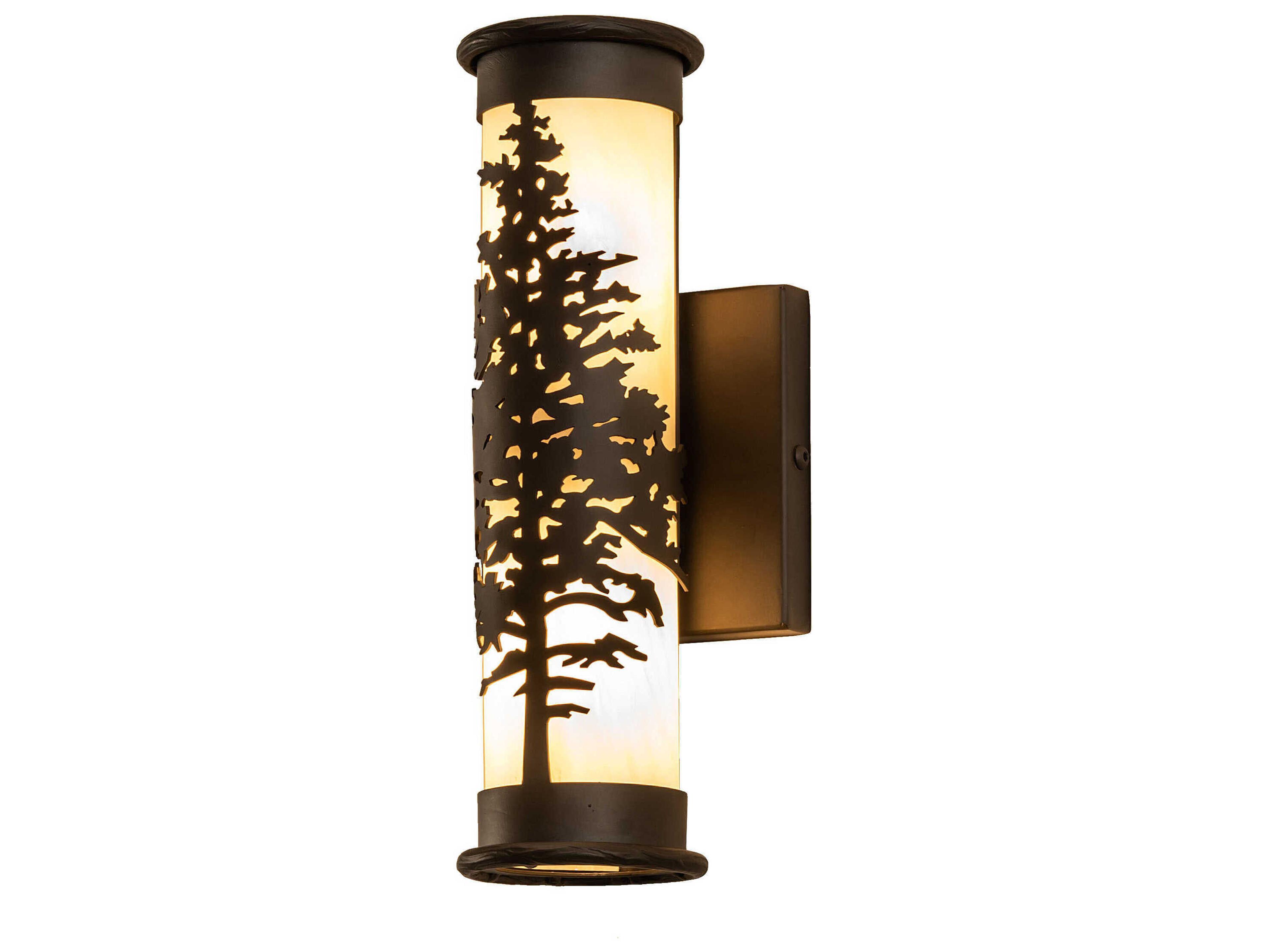 Meyda Tamarack 2-Light Oil Rubbed Bronze Steel Wall Sconce
