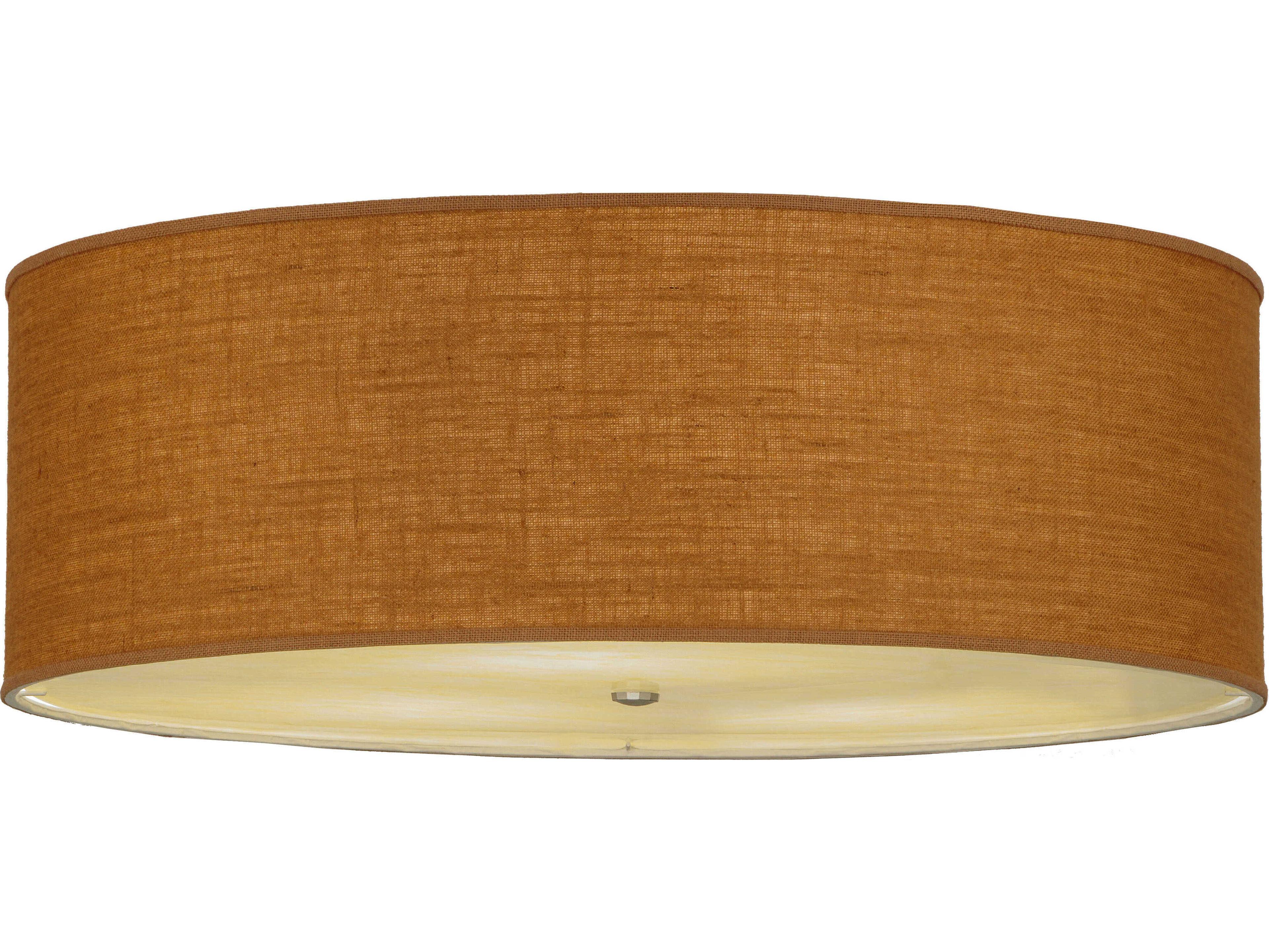 Meyda Cilindro 3-Light Steel Flush Mount