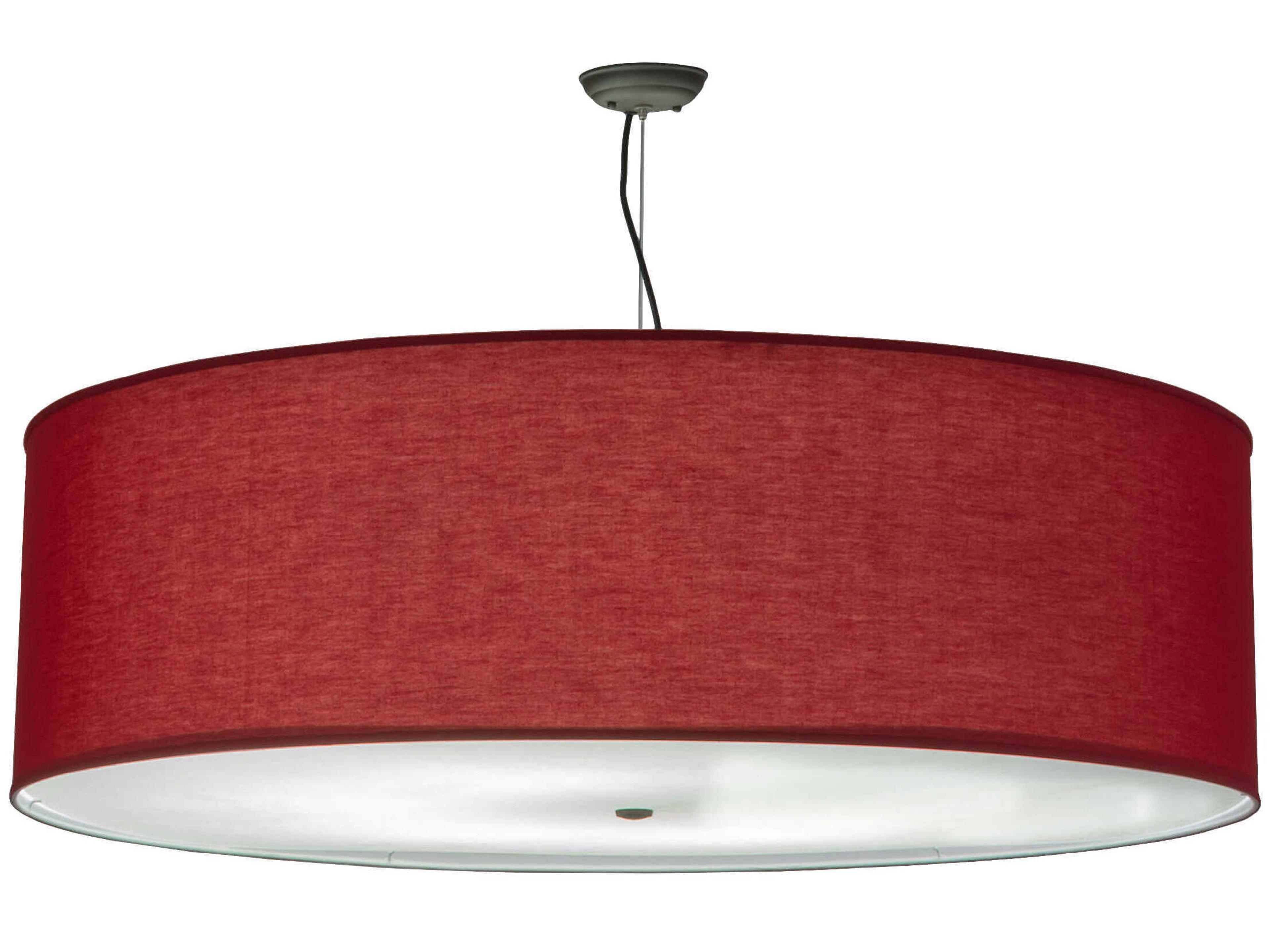 Meyda Cilindro 6-Light Steel Drum Pendant