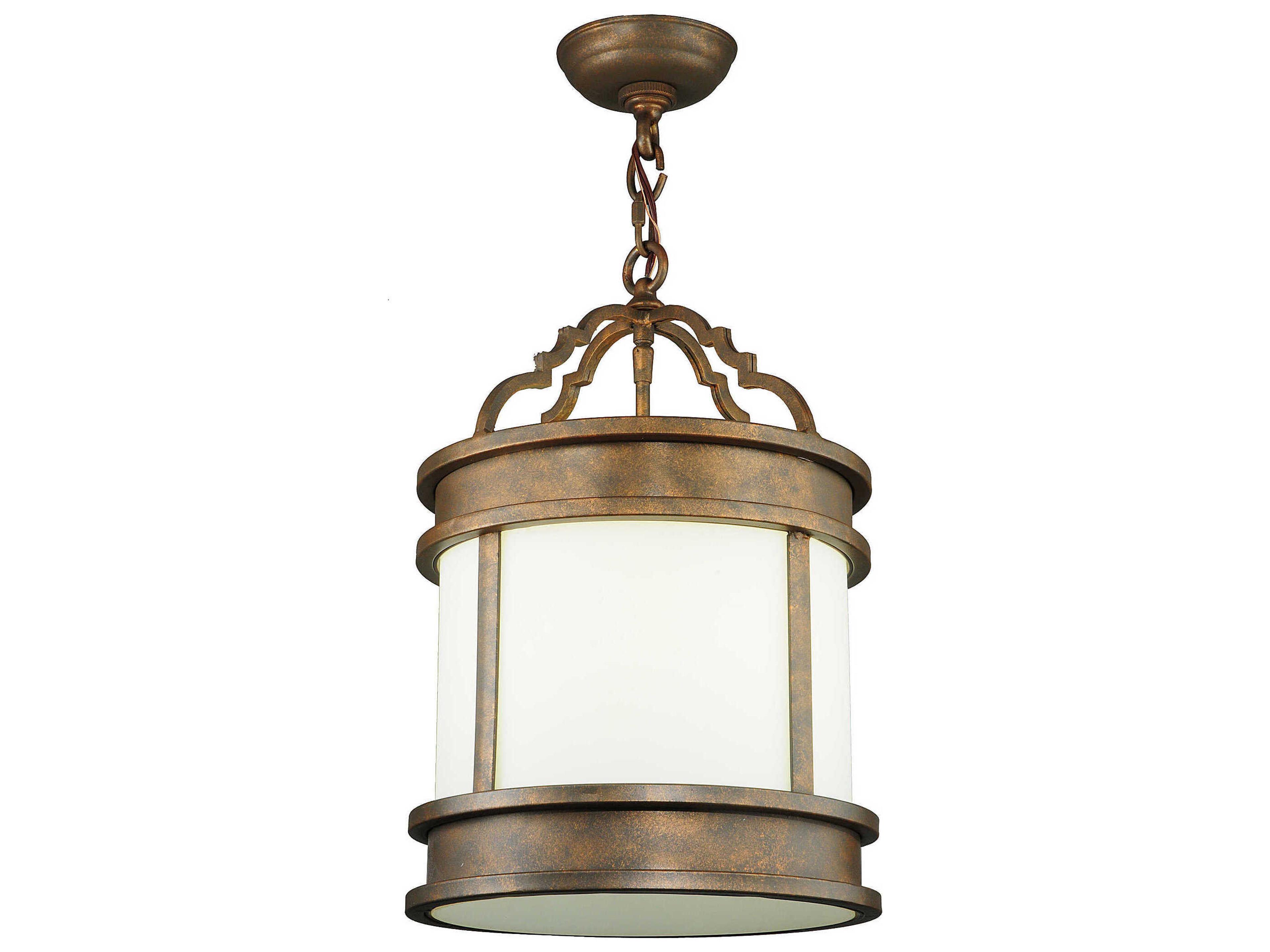 Meyda Wyant 1-Light Brass Drum Mini Pendant