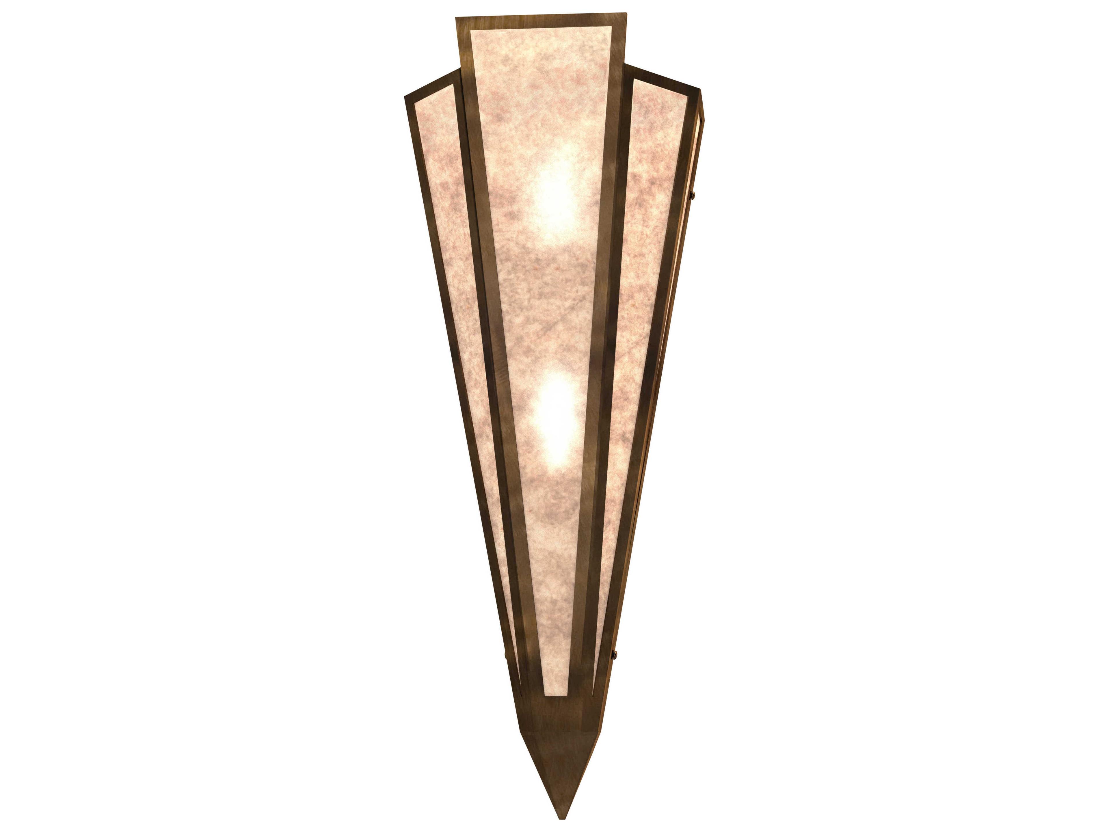 Meyda Brum 2-Light Antique Copper Black Wall Sconce