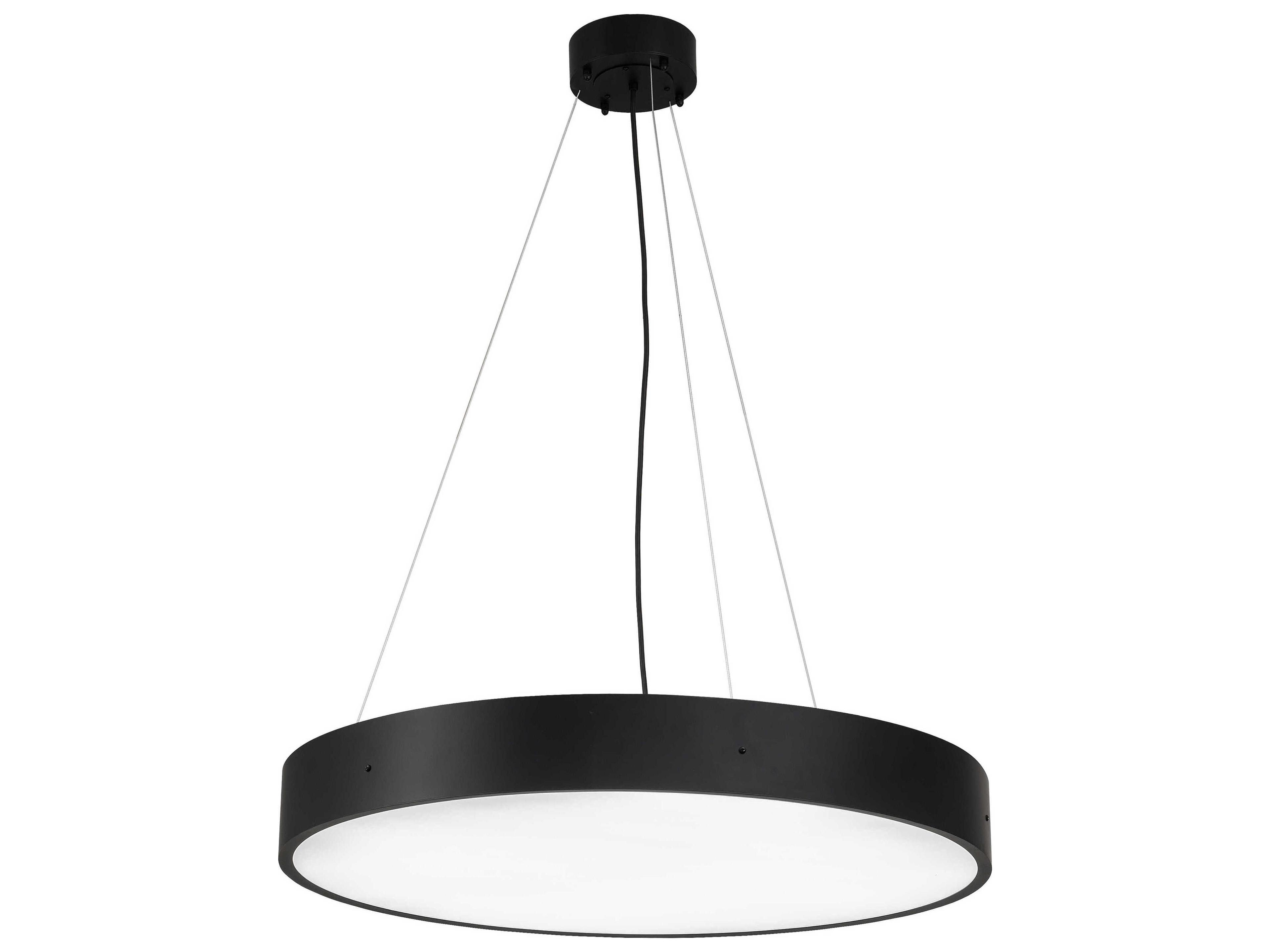 Meyda Cilindro Solar Black Pendant