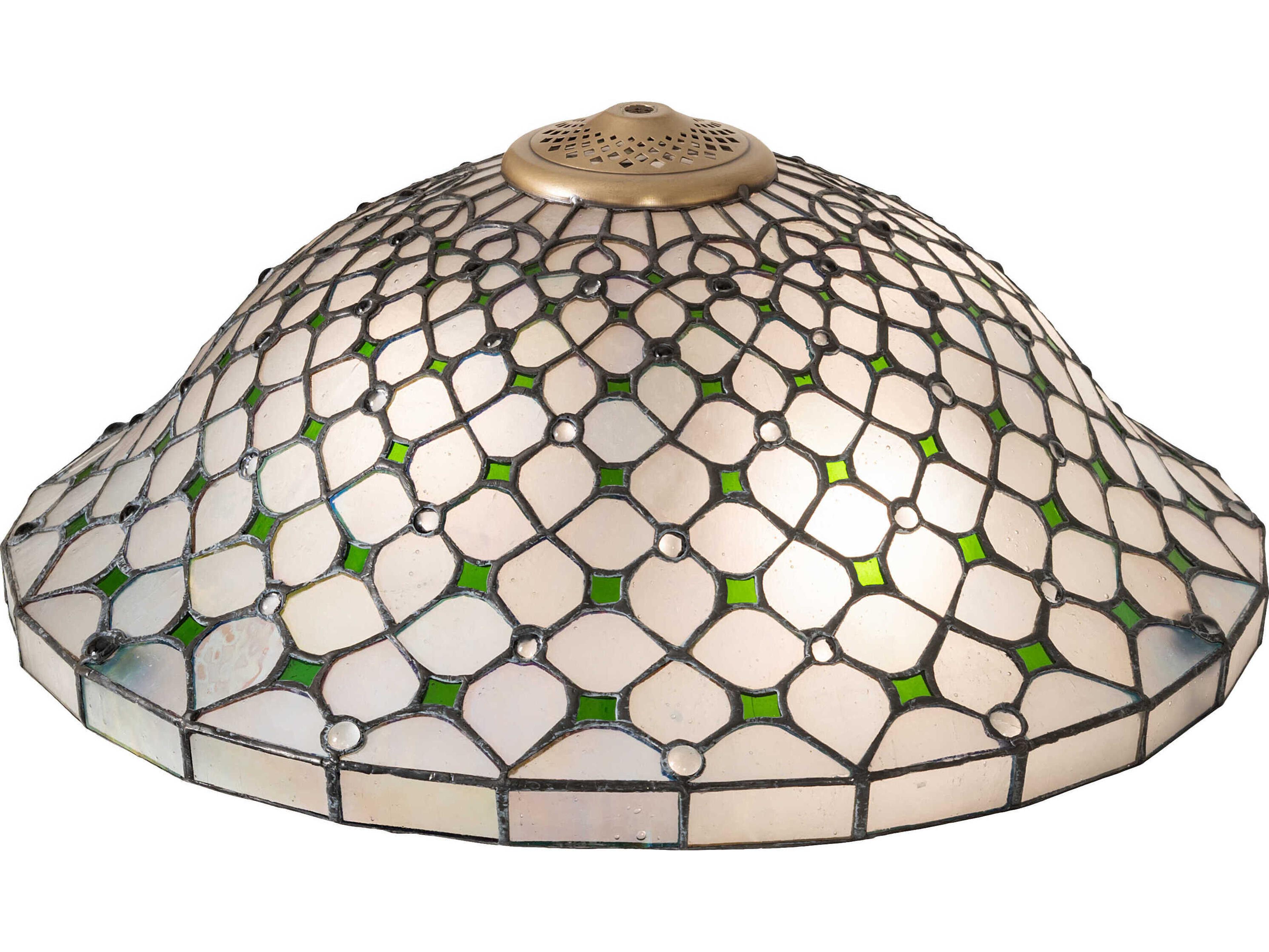 Meyda Diamond & Jewel / Brass 18" Shade