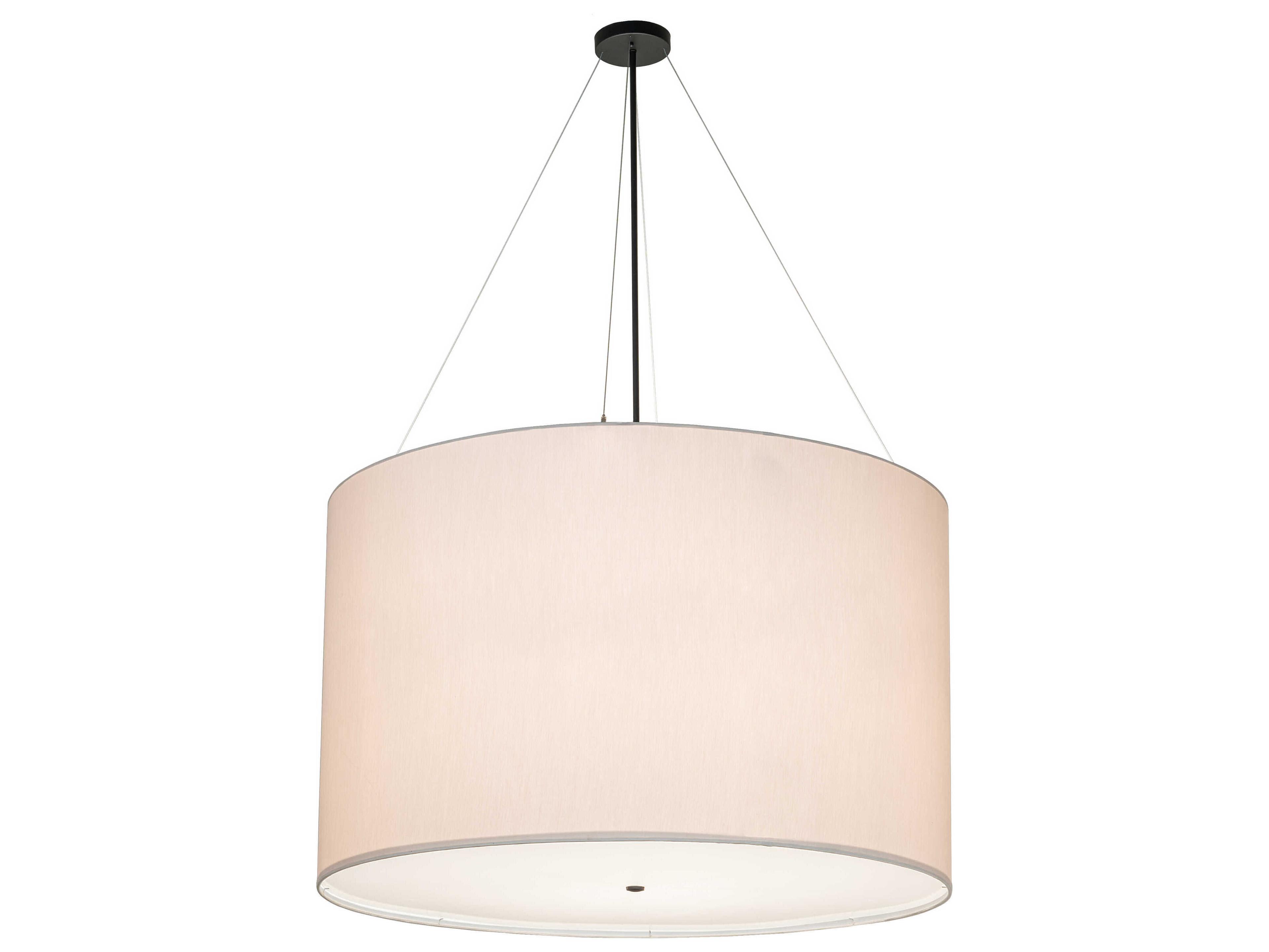 Meyda Cilindro 8-Light Solar Black Pendant