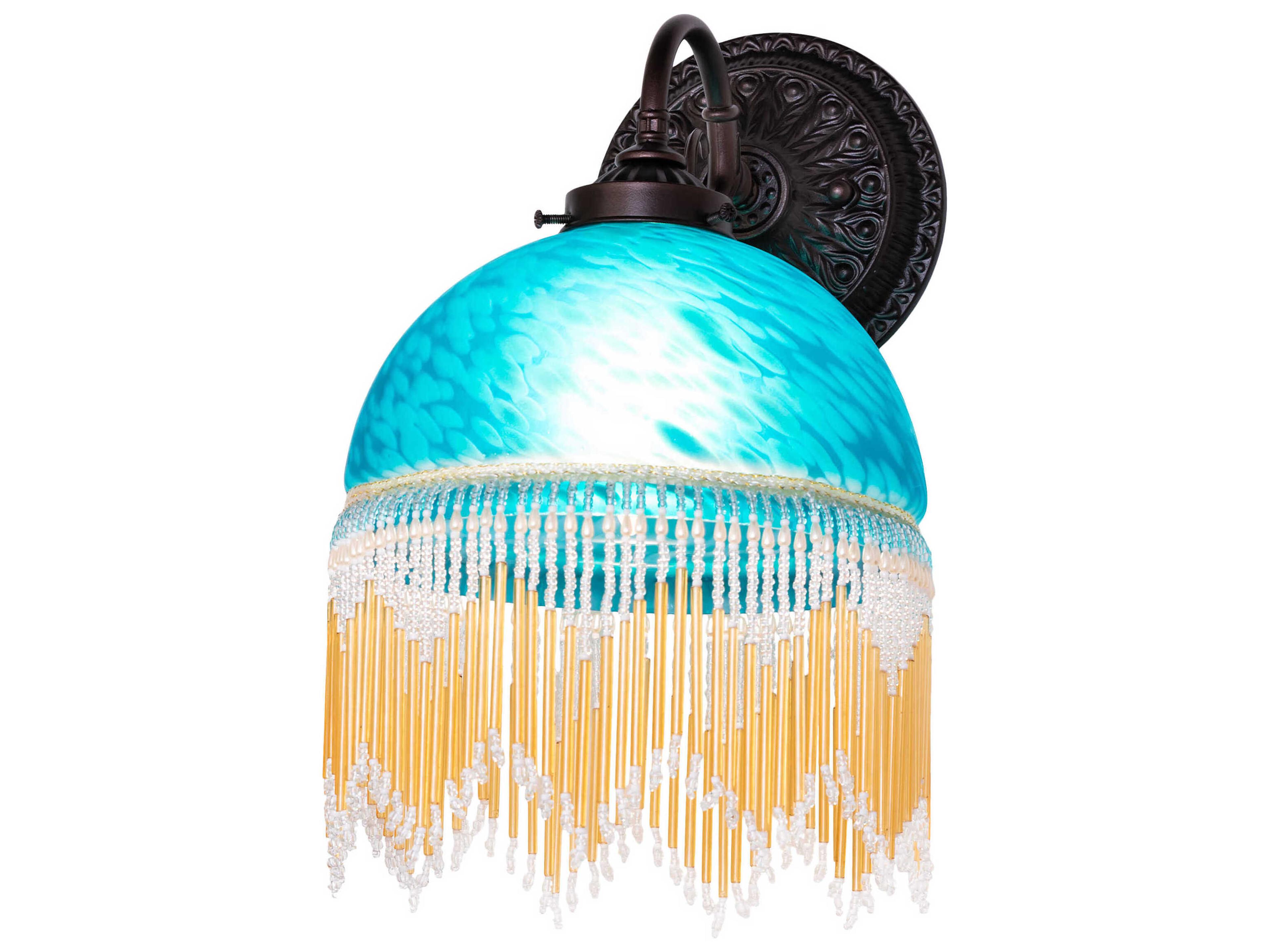 Meyda Roussillon 1-Light Mahogany Bronze Wall Sconce