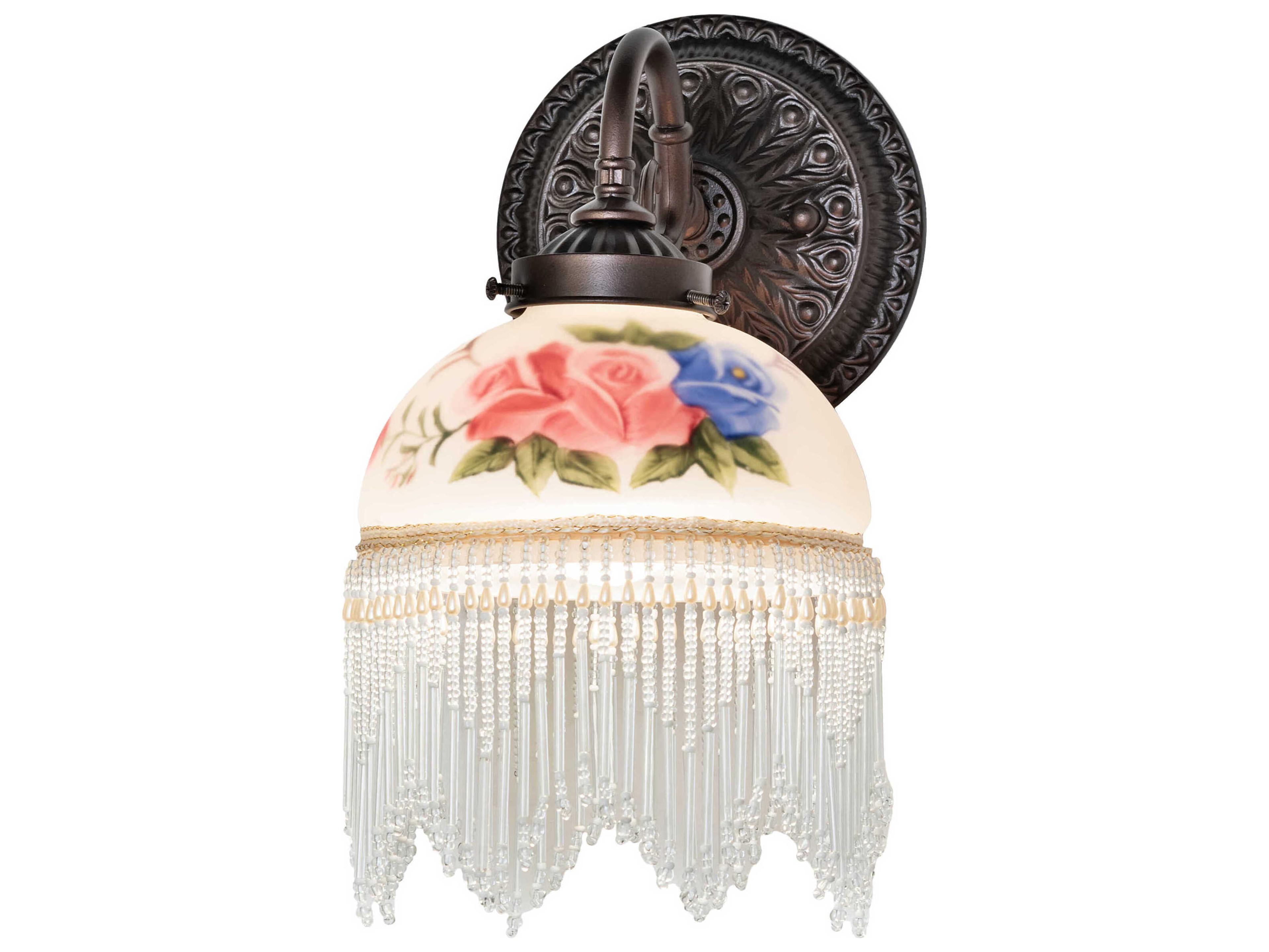 Meyda Roussillon 1-Light Mahogany Bronze Wall Sconce