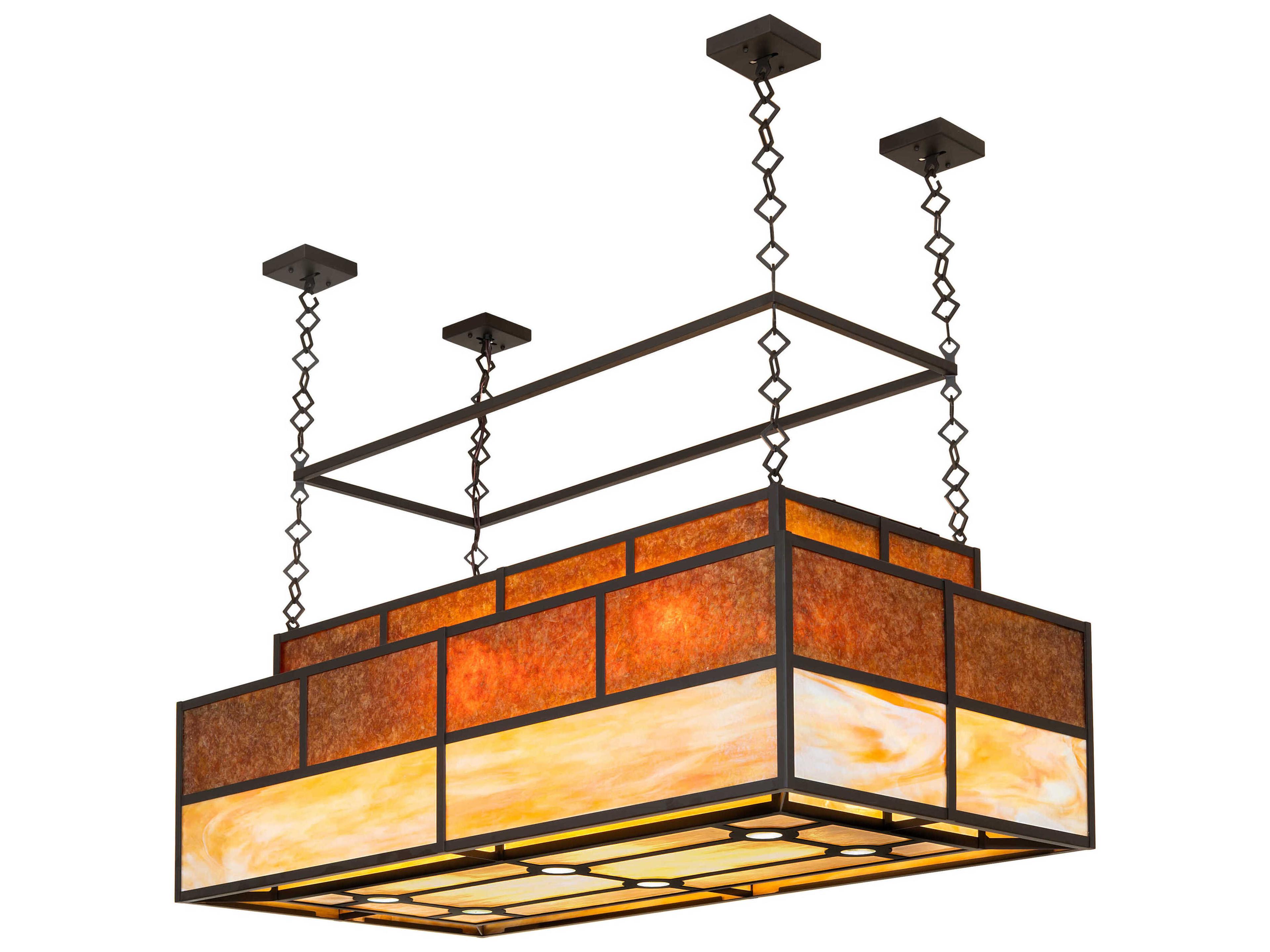 Meyda Hyde Park 18-Light Oil Rubbed Bronze Island Pendant
