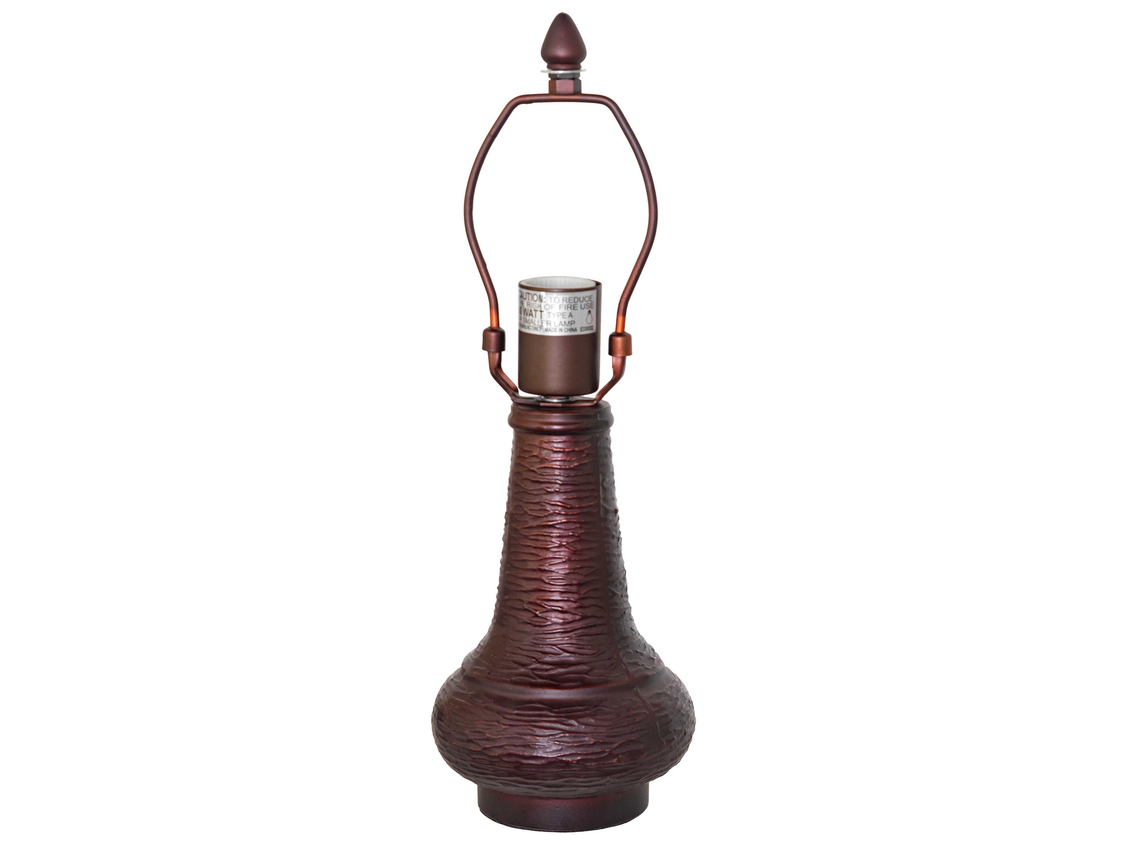 Meyda Crafts Mahogany Bronze Table Lamp Base