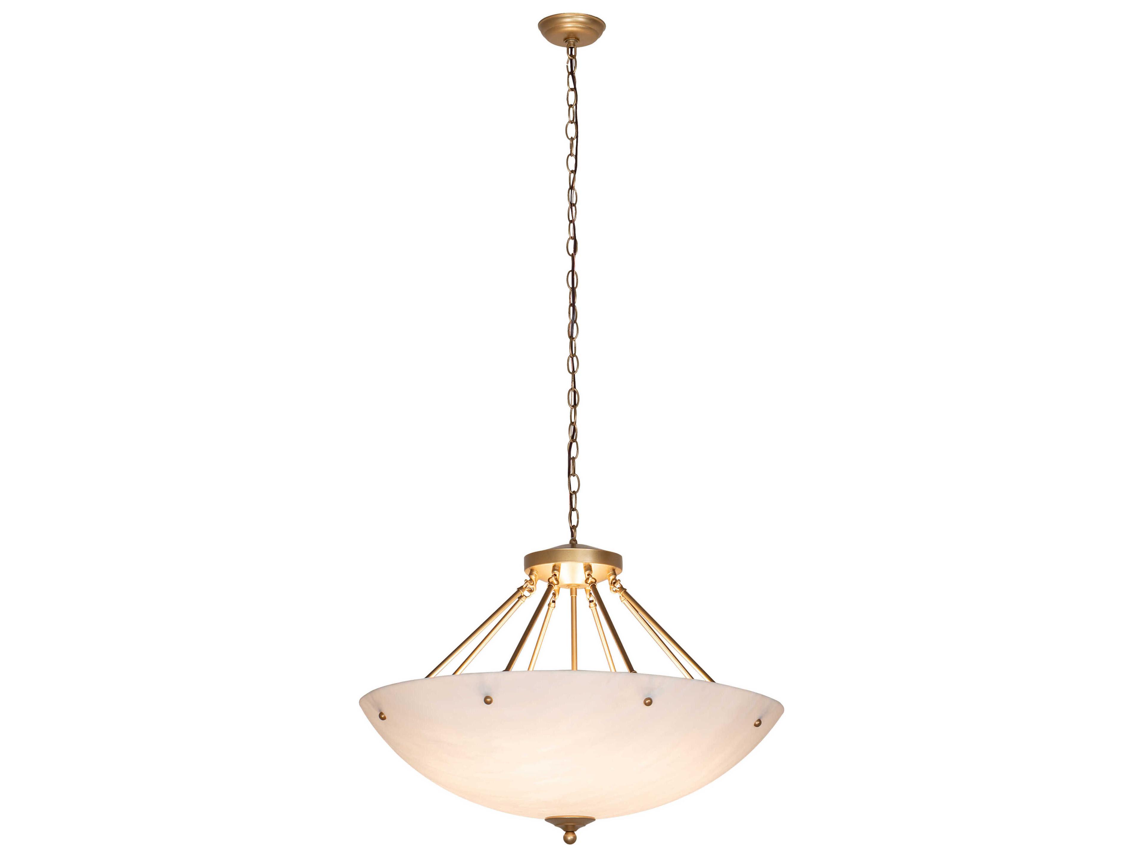 Meyda Madison 8-Light Gold Metallic Pendant