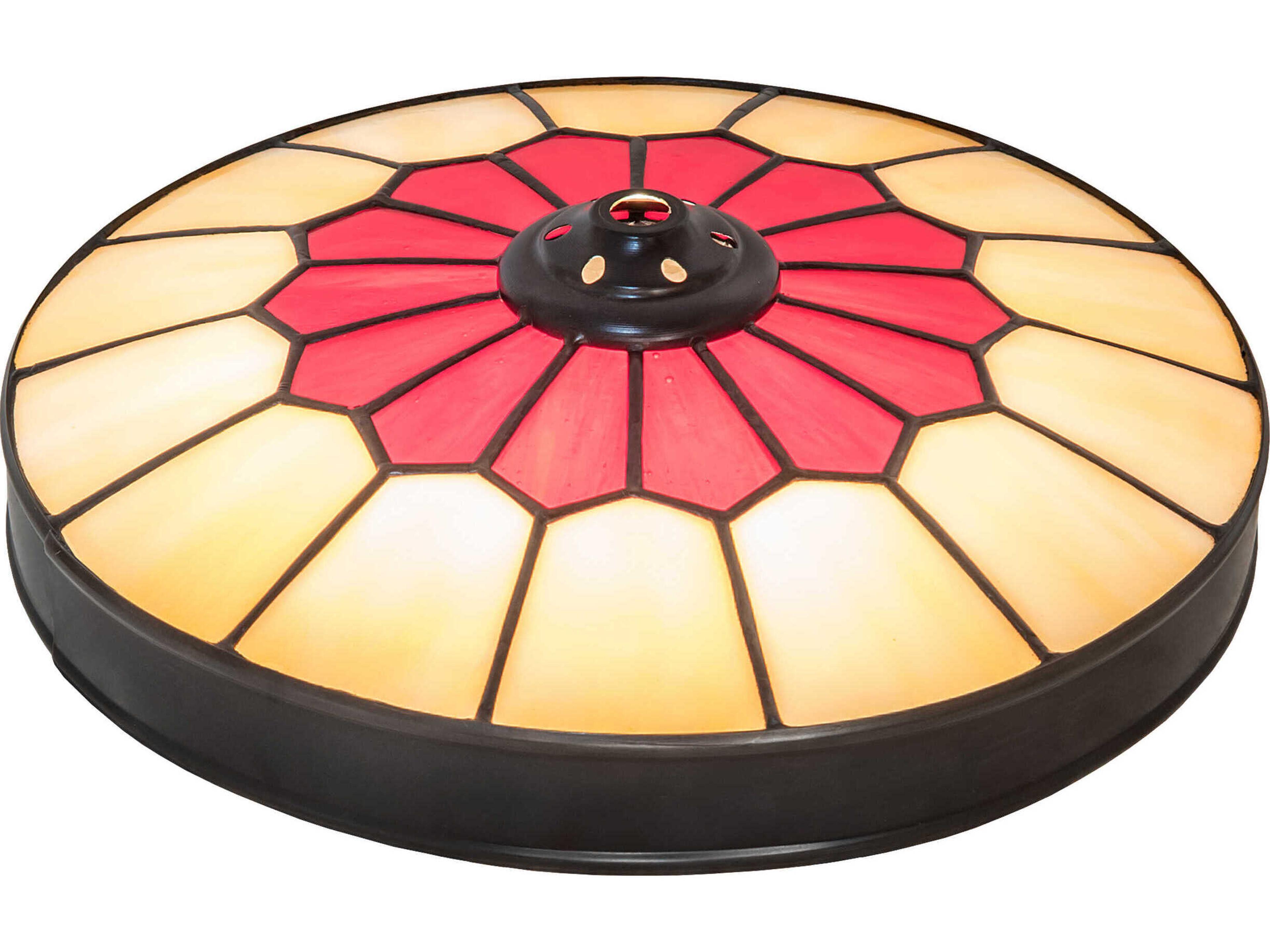 Meyda Vincent Honeycomb Ruby / Beige 10" Shade