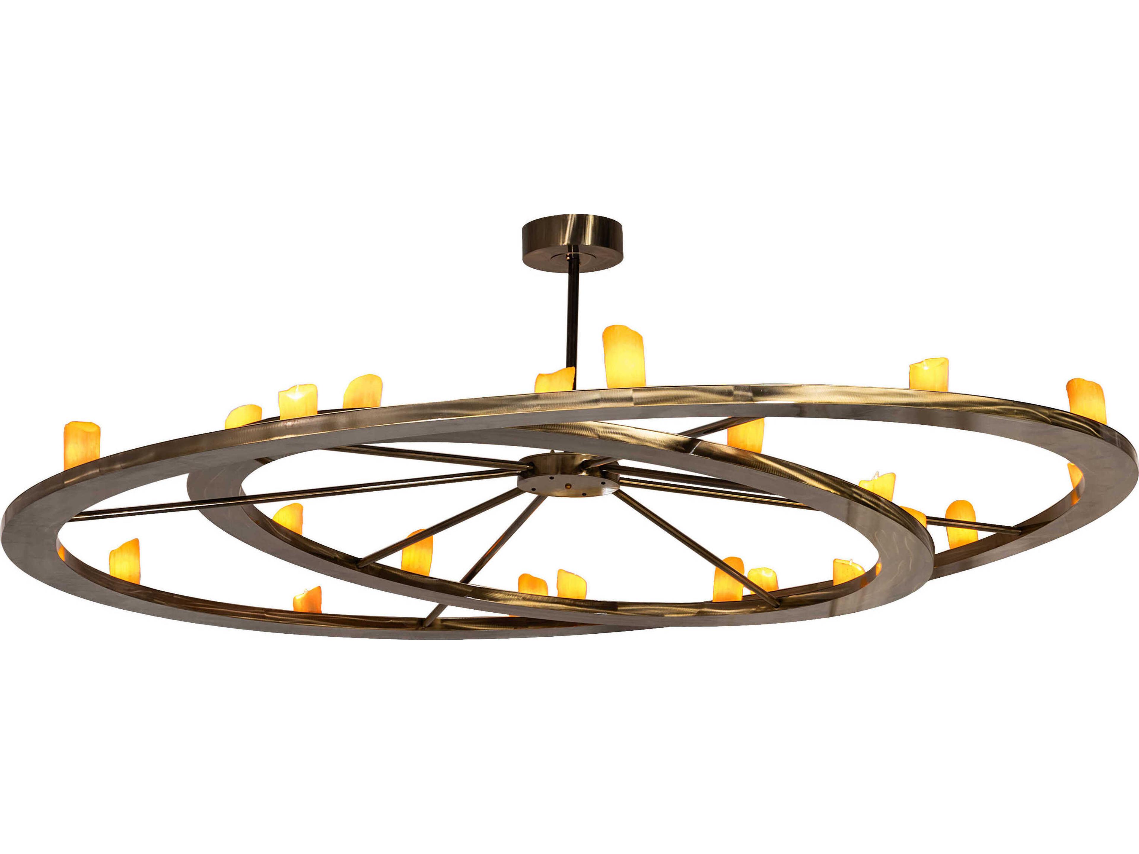 Meyda Donner 24-Light Brass Chandelier