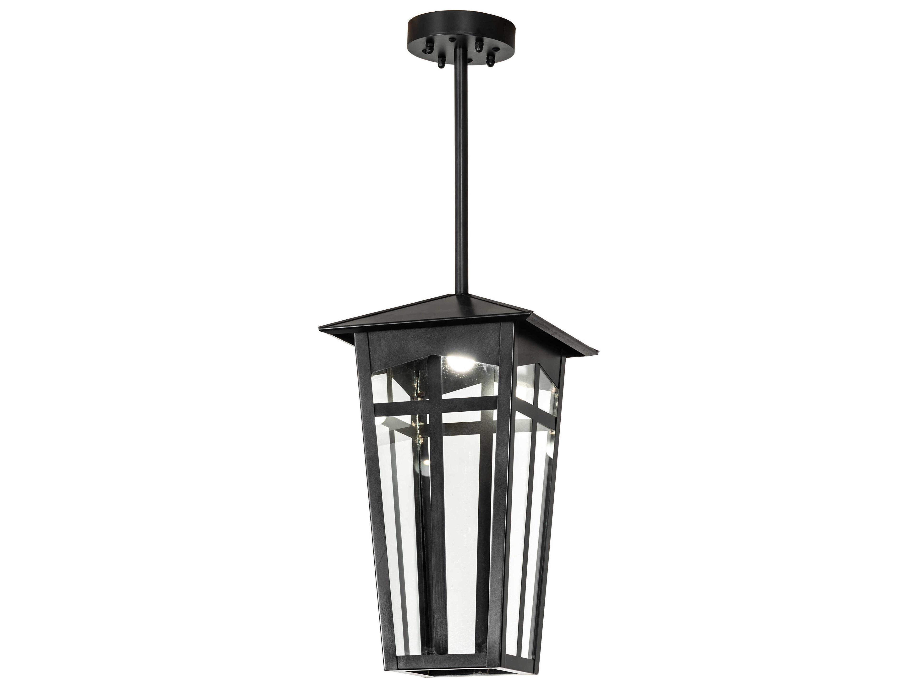 Meyda Portchester Black Patina Outdoor Hanging Light