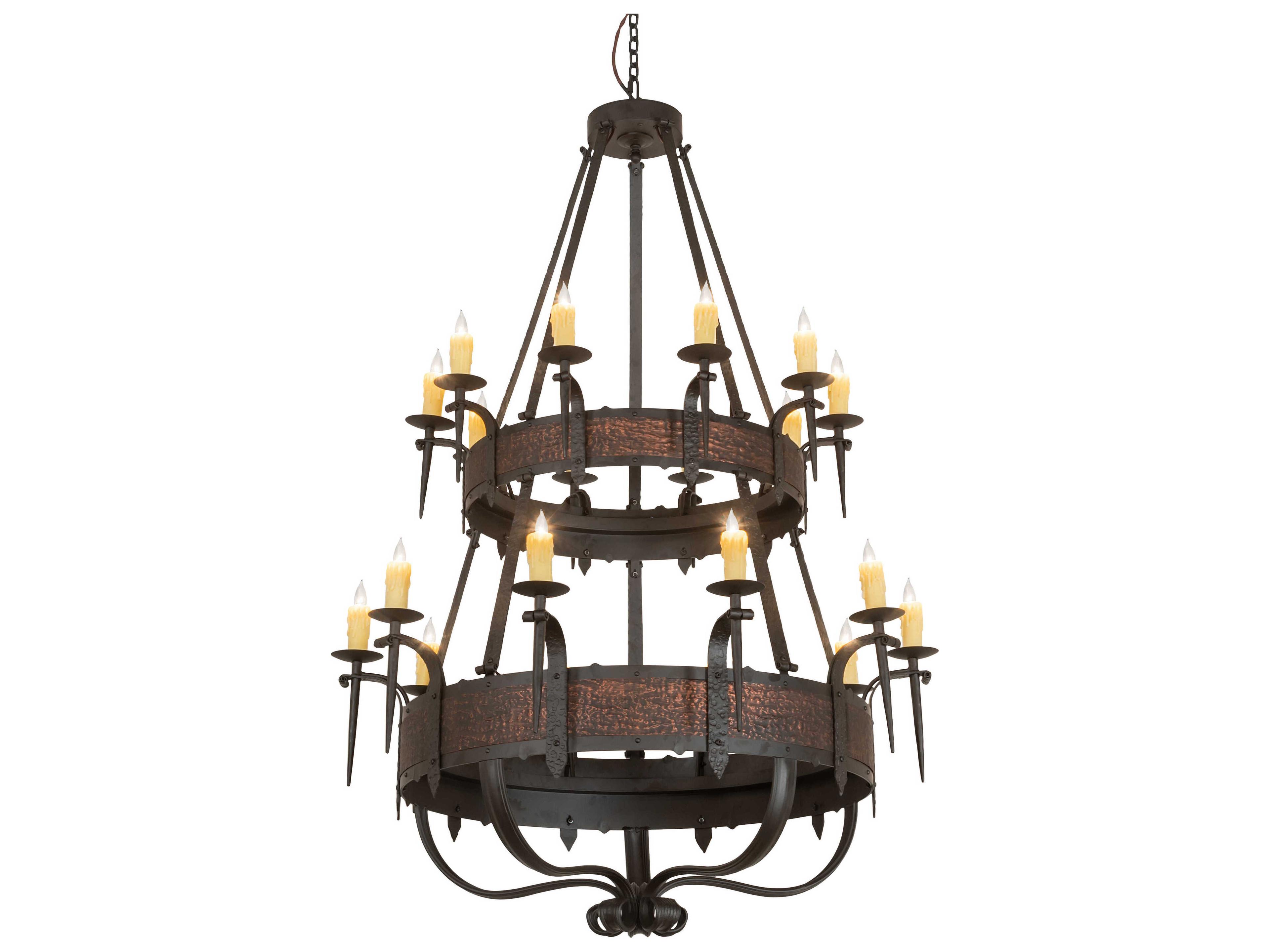 Meyda Costello 20-Light Oil Rubbed Bronze Traditional Chandelier