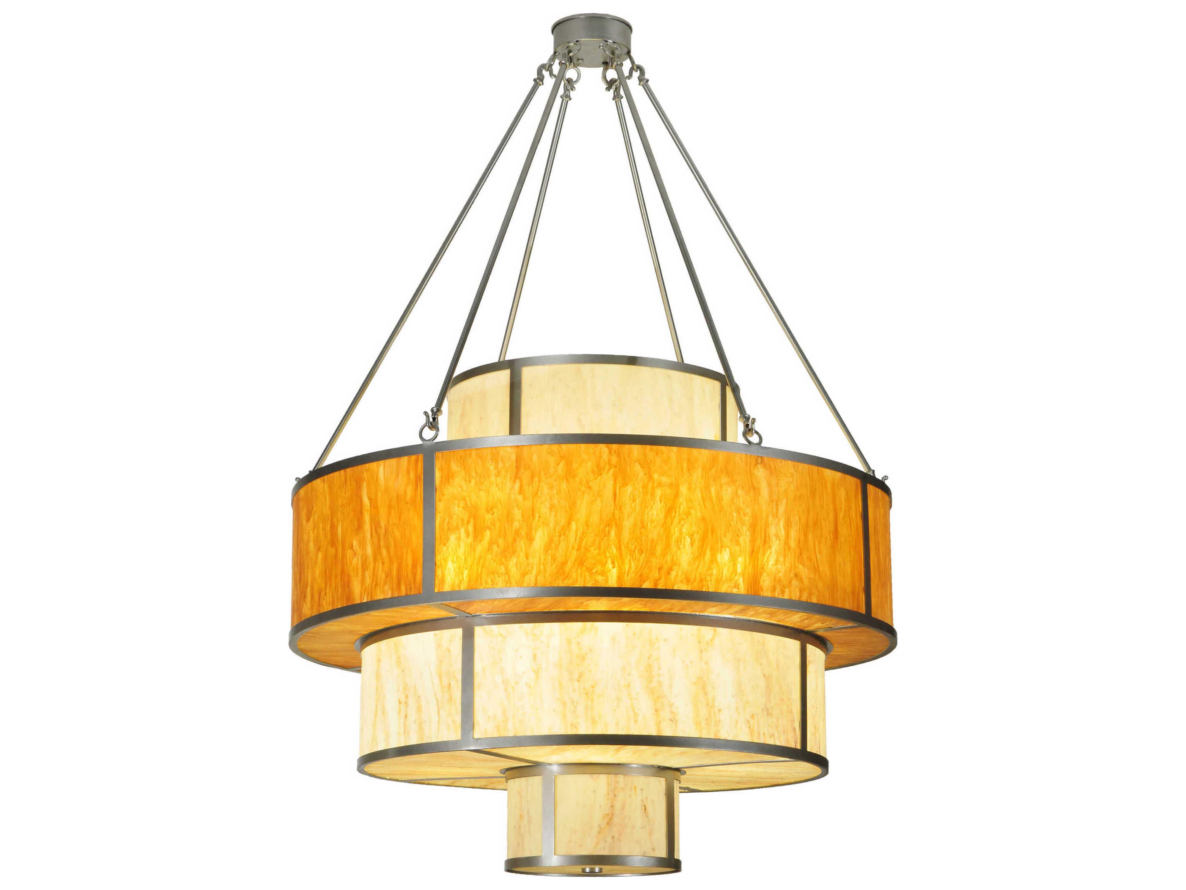 Meyda Jayne 12-Light Nickel Pendant