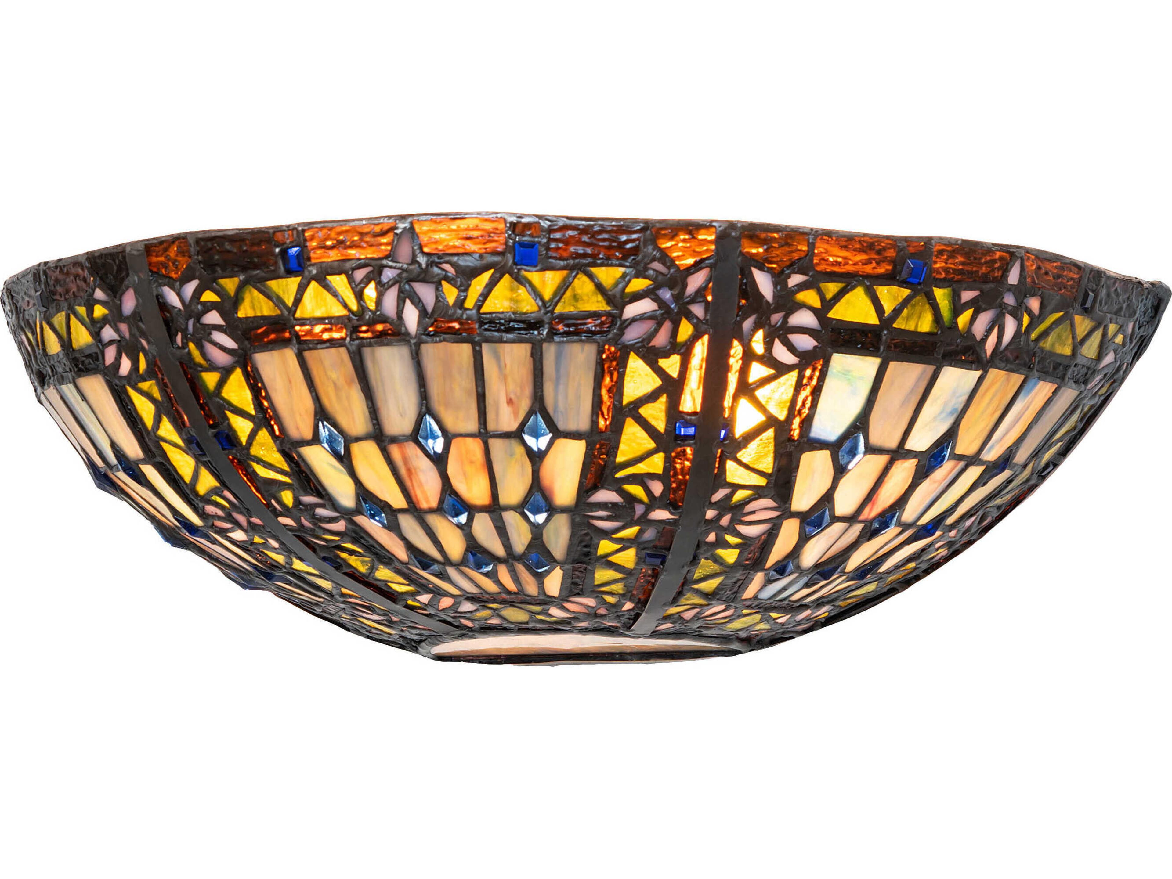 Meyda Fleur-De-Lis 2-Light Mahogany Bronze Traditional Wall Sconce