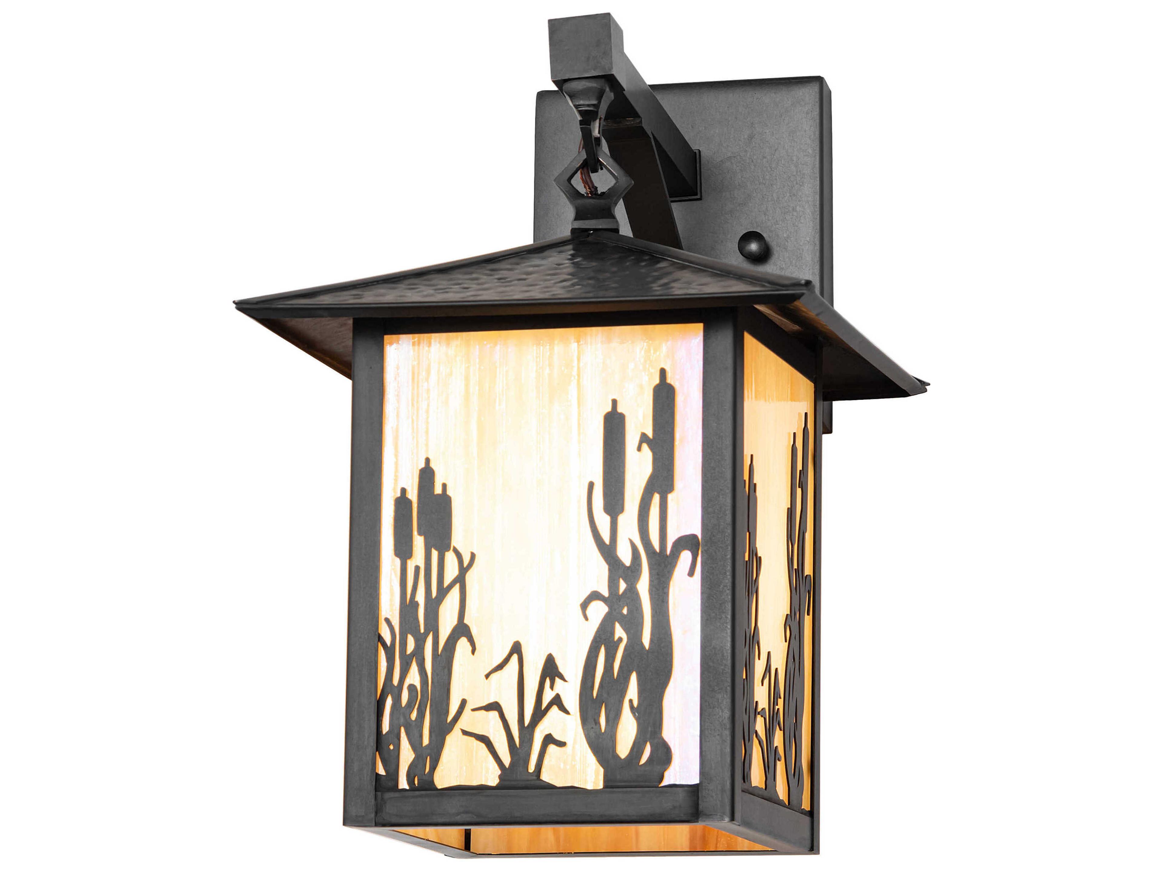 Reeds And Cattails 1-Light Outdoor Wall Light