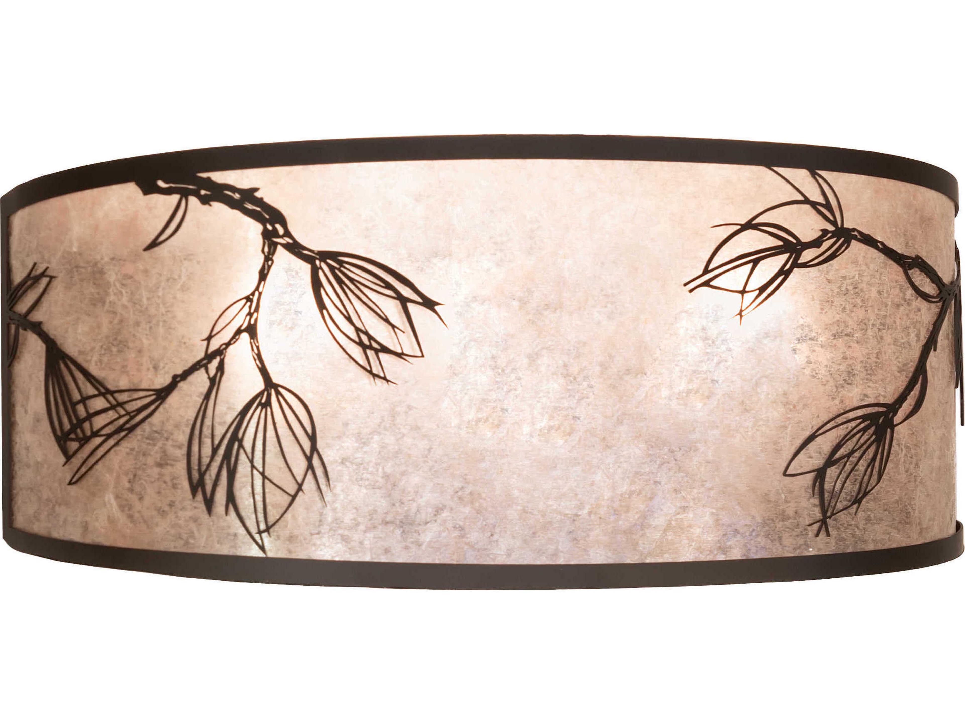 Meyda Lone Pine 3-Light Oil Rubbed Bronze Vanity Light