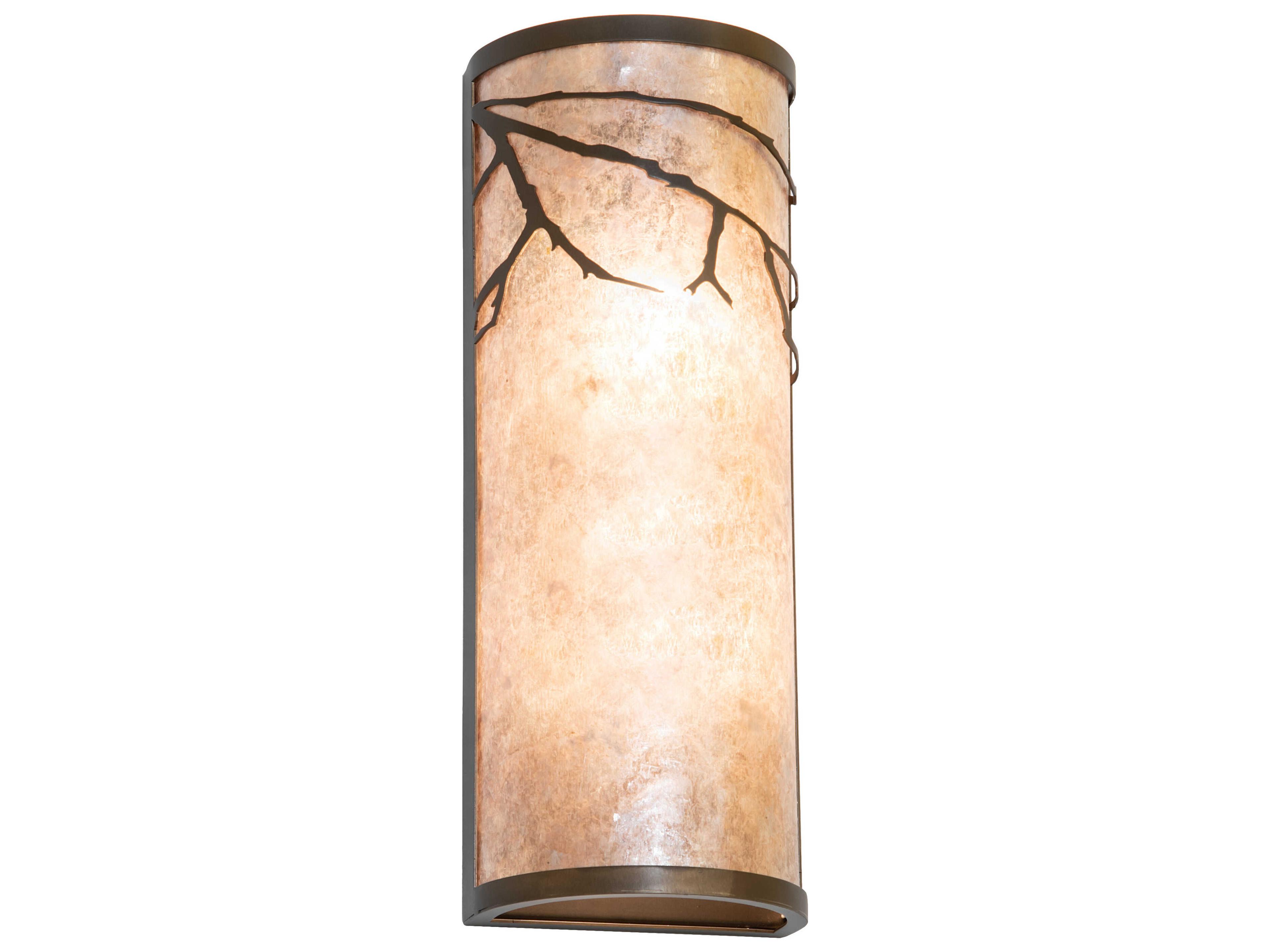 Meyda Branches 2-Light Antique Copper Wall Sconce