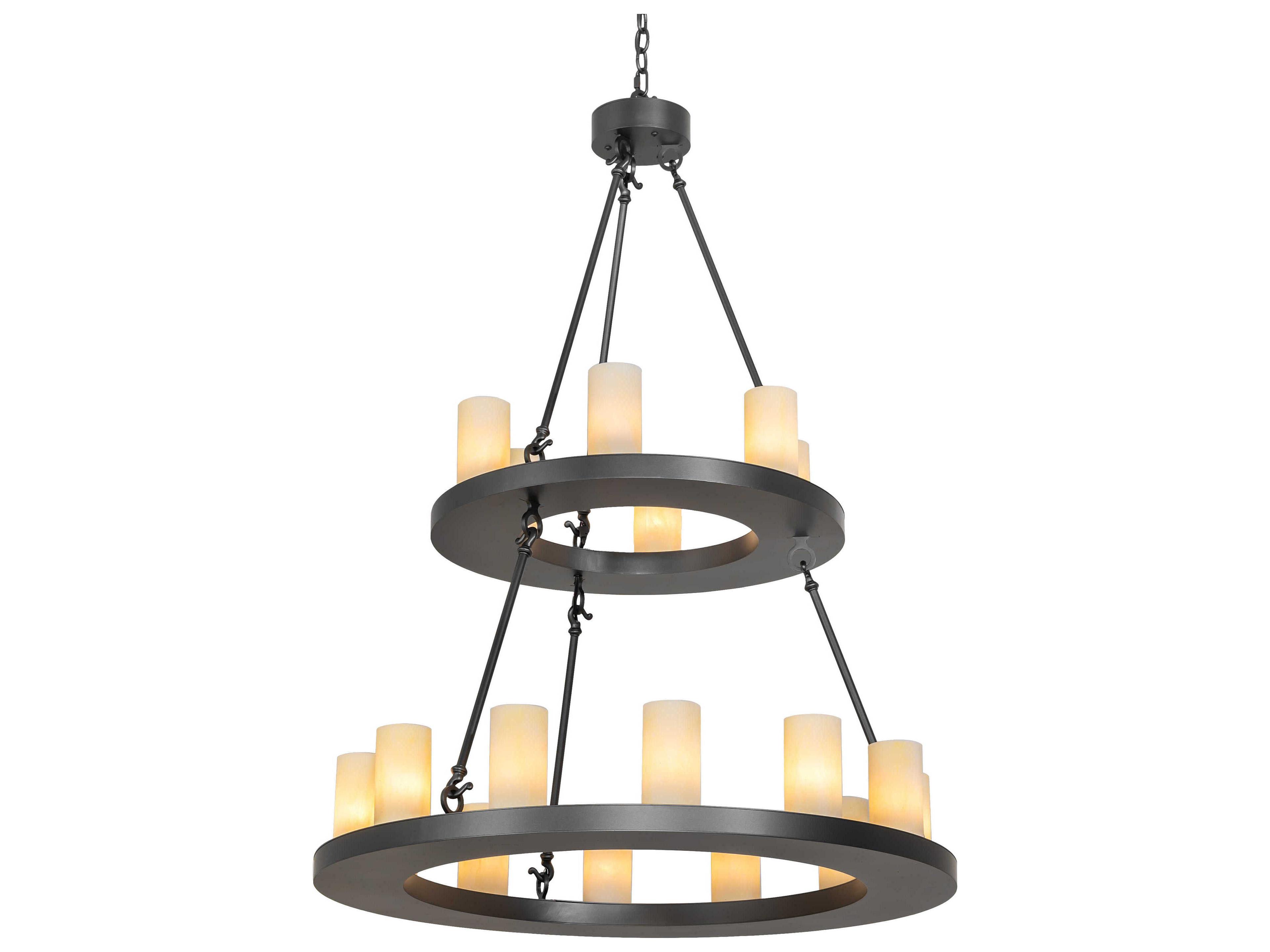 Meyda Loxley 18-Light Wrought Iron Chandelier