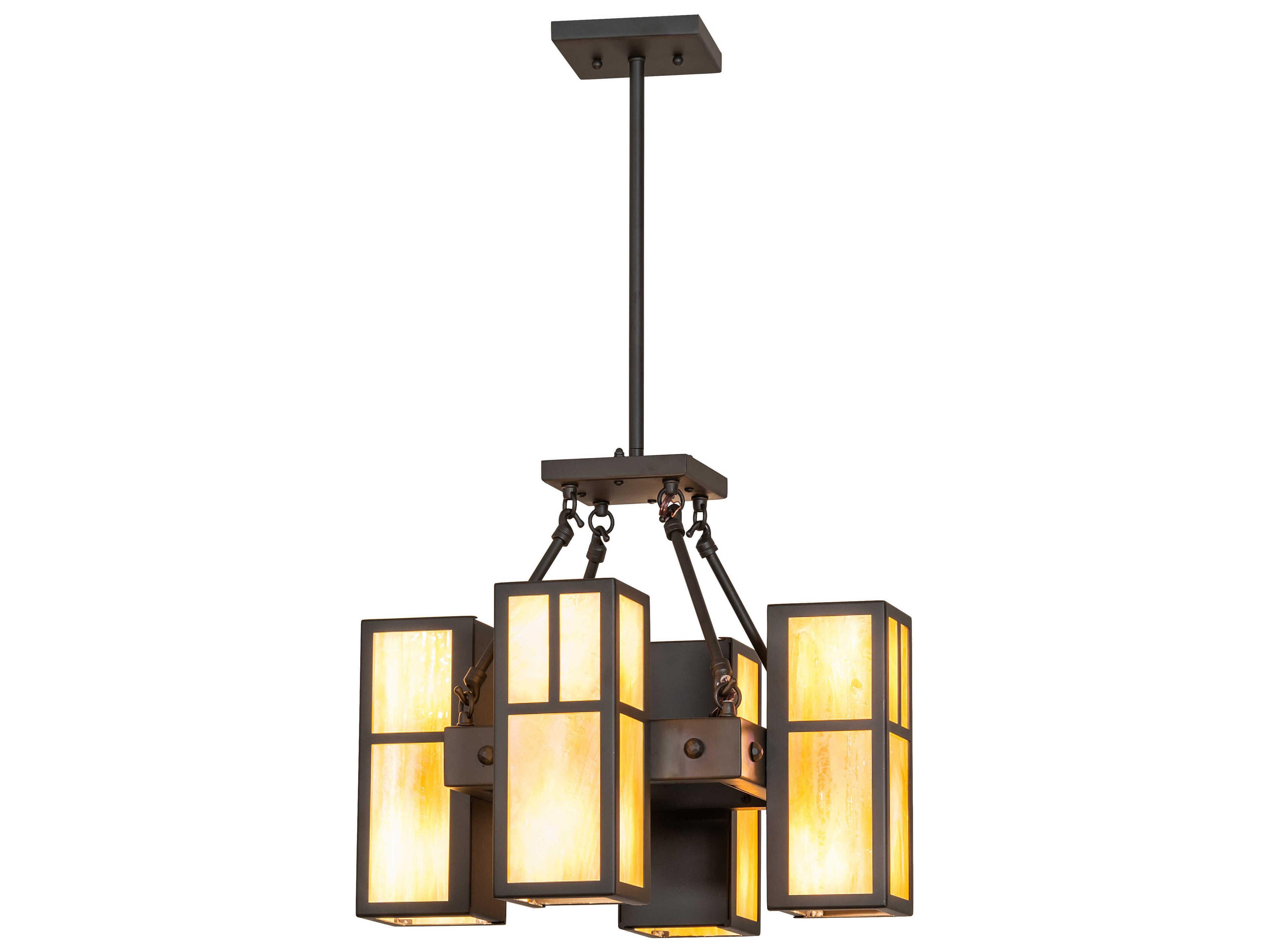 Meyda Hyde Park 8-Light Oil Rubbed Bronze Pendant