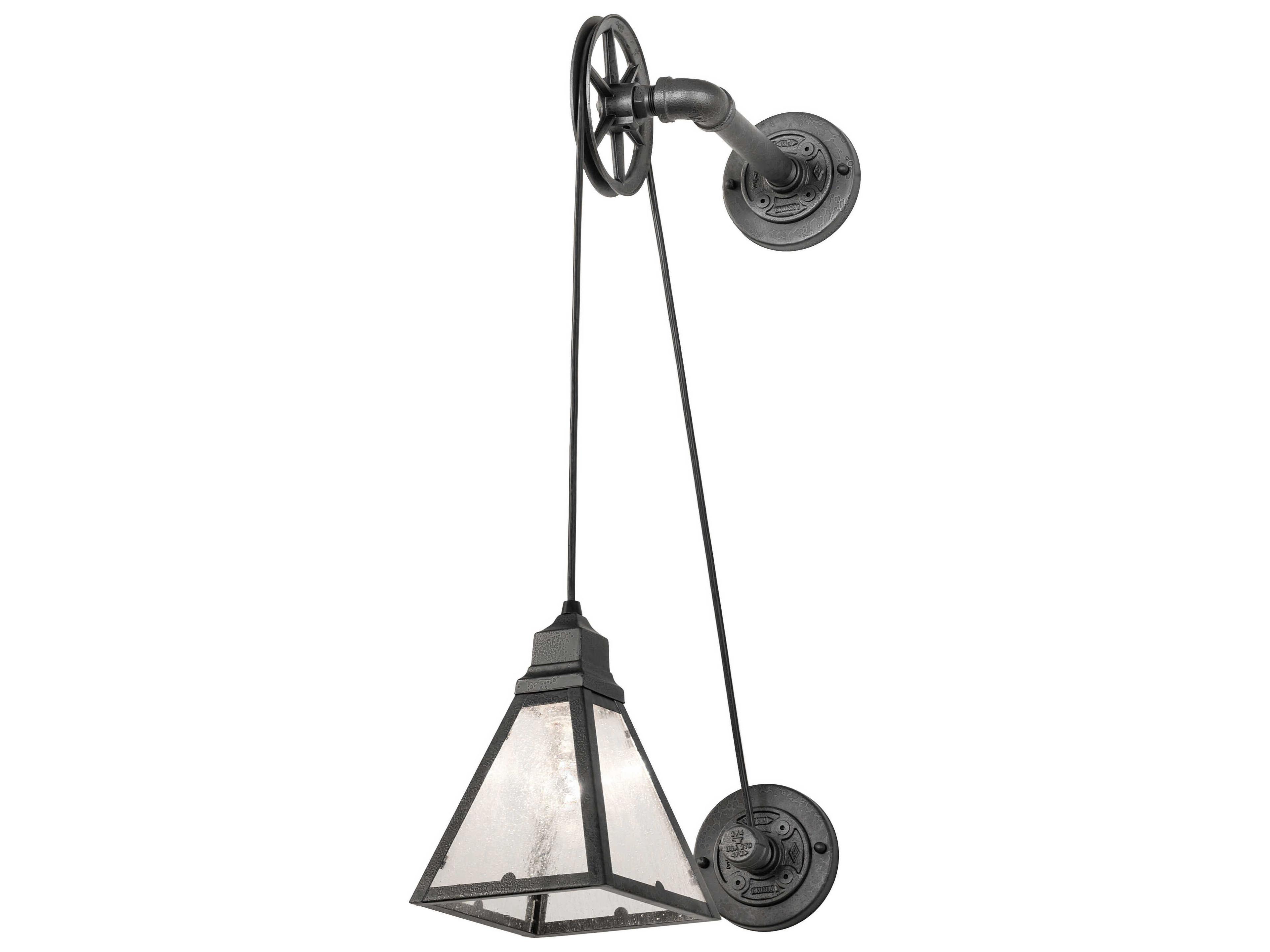Meyda Arnage Barlett 1-Light Old Wrought Iron Wall Sconce